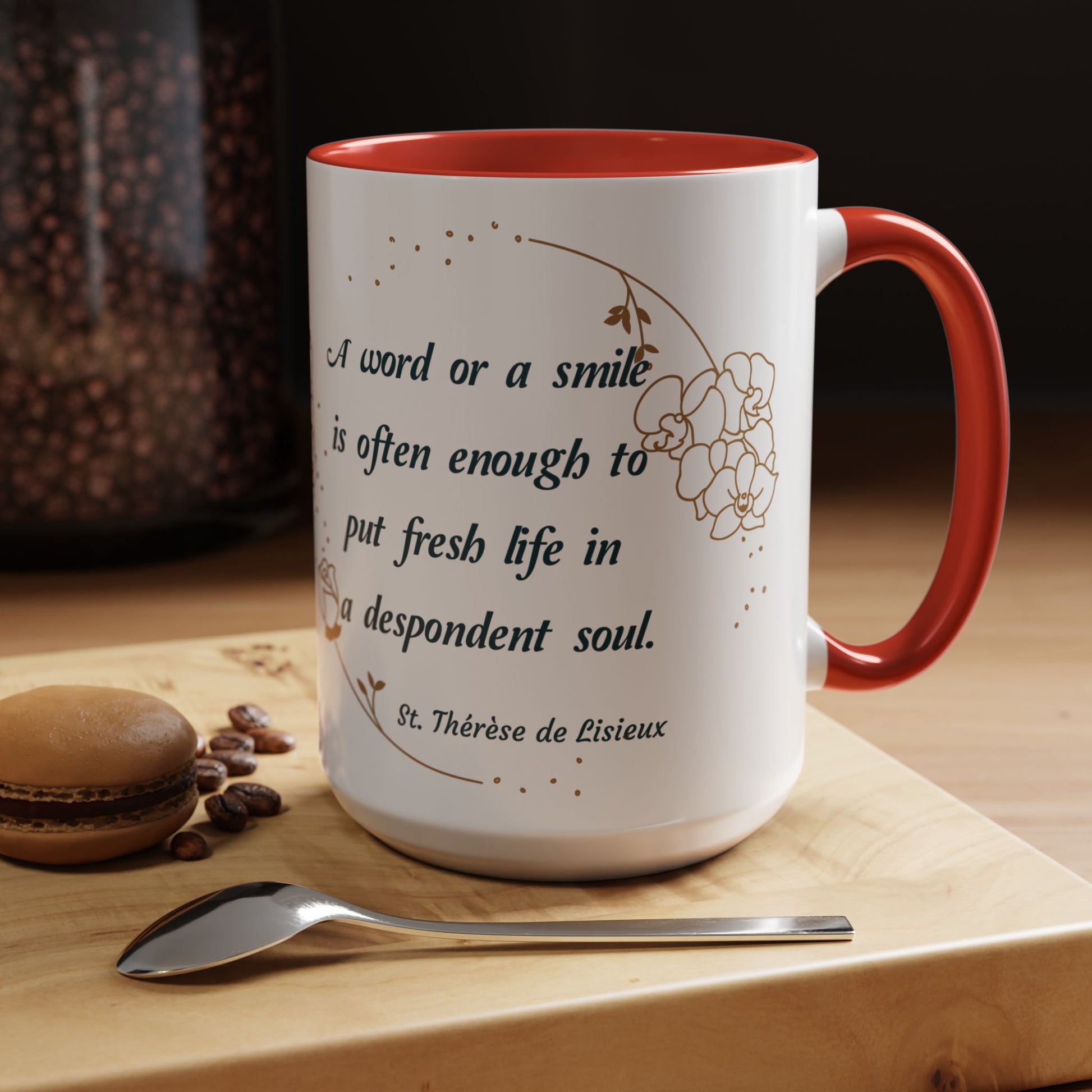 St. Thérèse de Lisieux A Word or A Smile (11oz, 15oz)