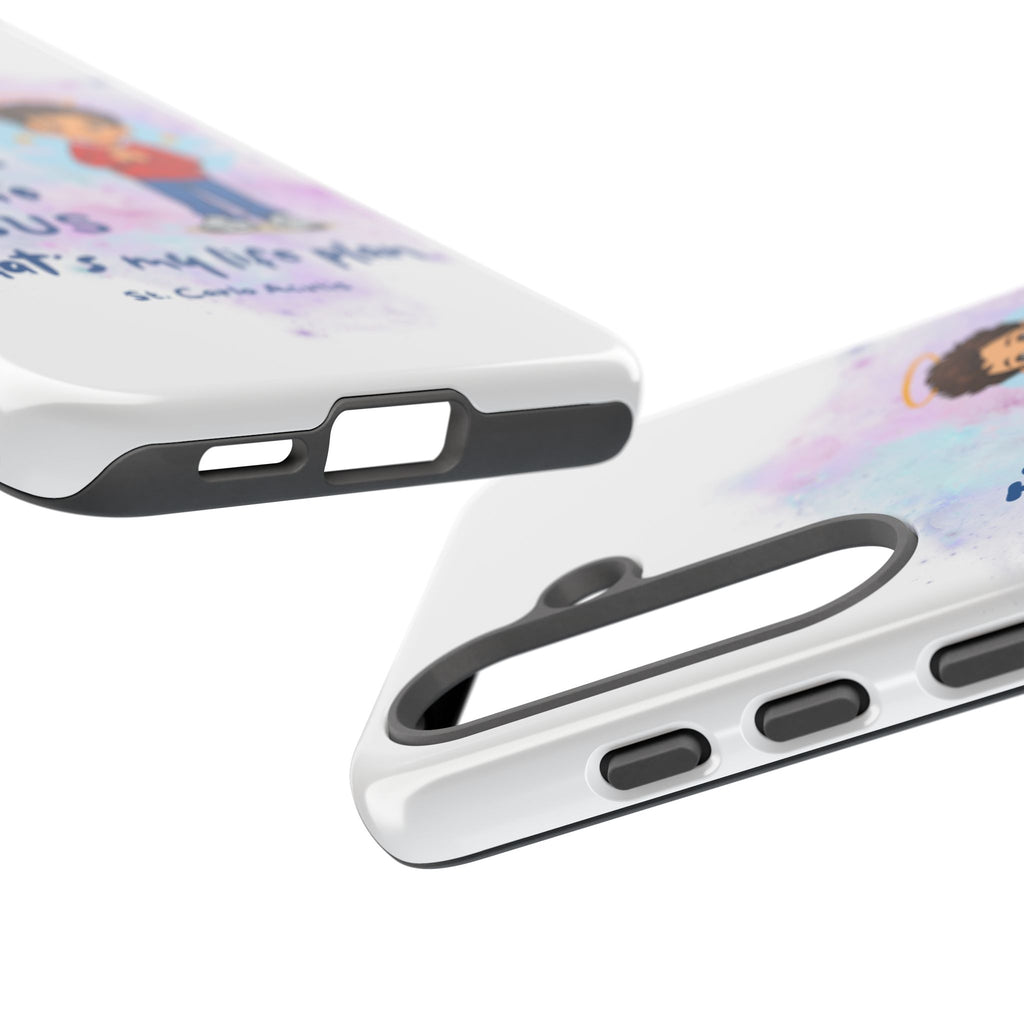 St. Carlo Acutis Kids/Teens 'Close to Jesus' Tough Phone Case