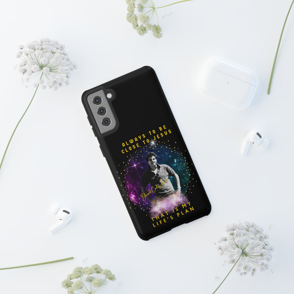 Blessed Carlo Acutis Tough Phone Cases Black