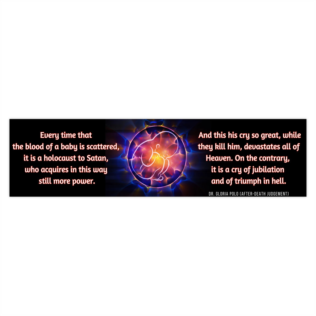 Dr. Gloria Polo (After-Death Judgement) Bumper Sticker