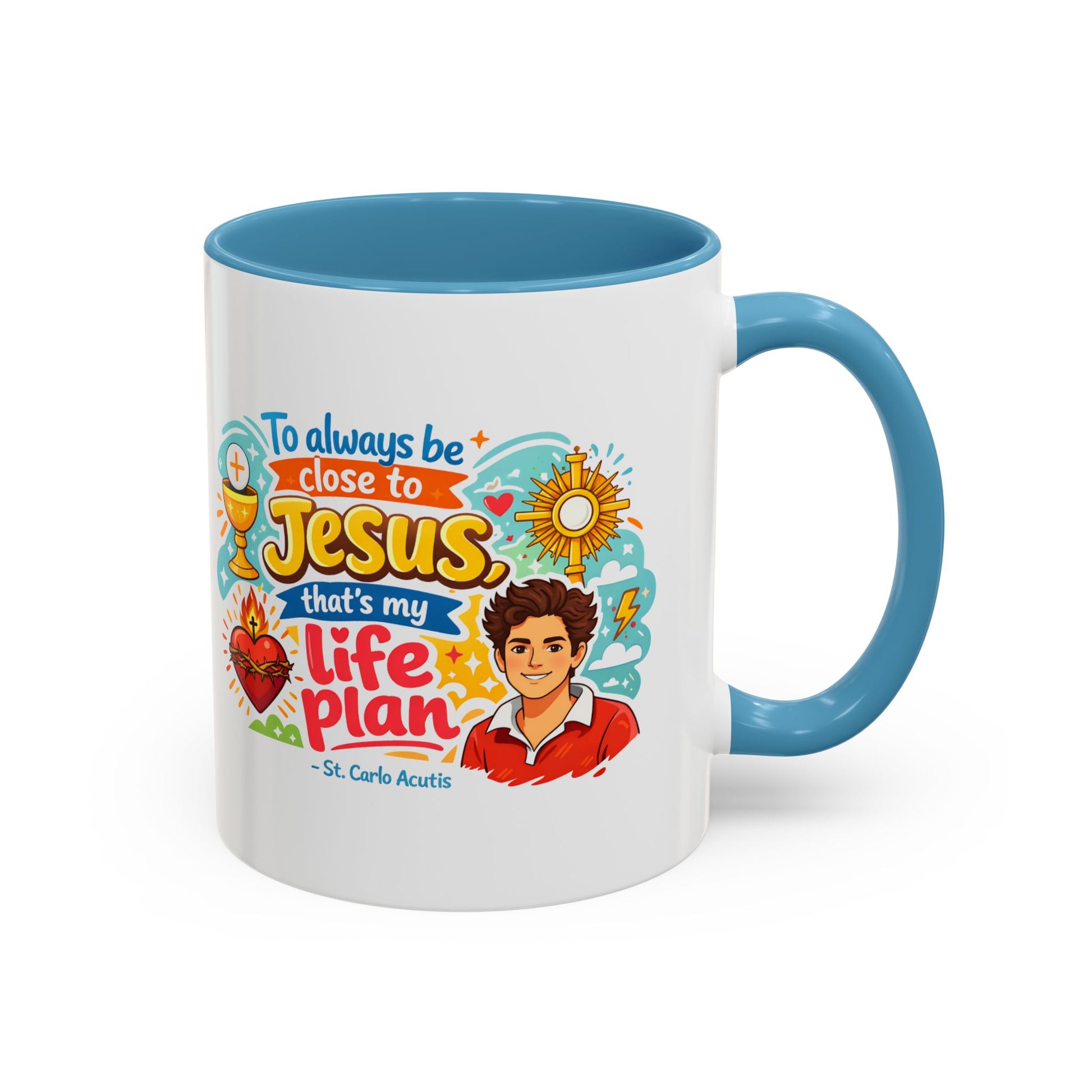 St. Carlo Acutis Kids/Teens Accent Mug