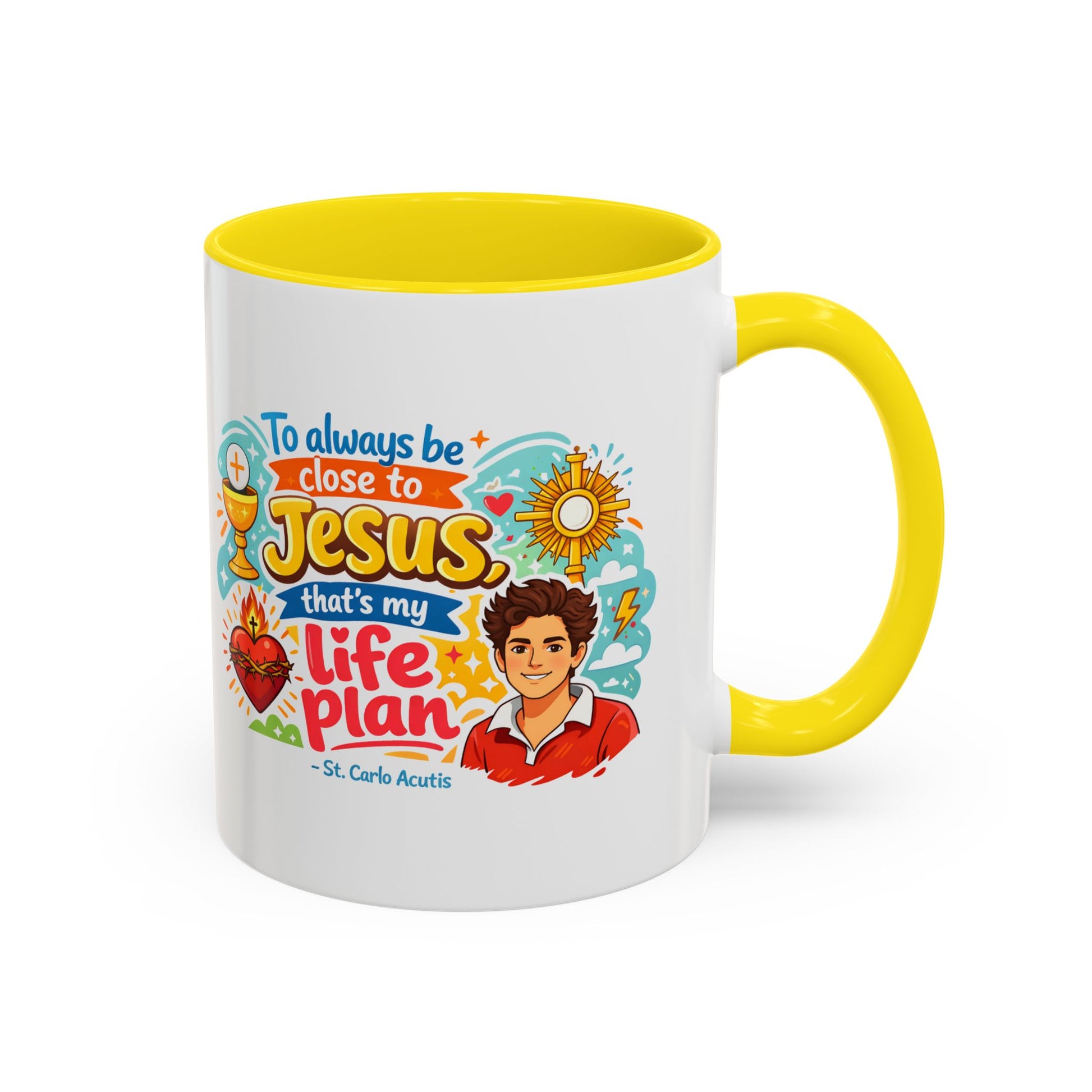 St. Carlo Acutis Kids/Teens Accent Mug