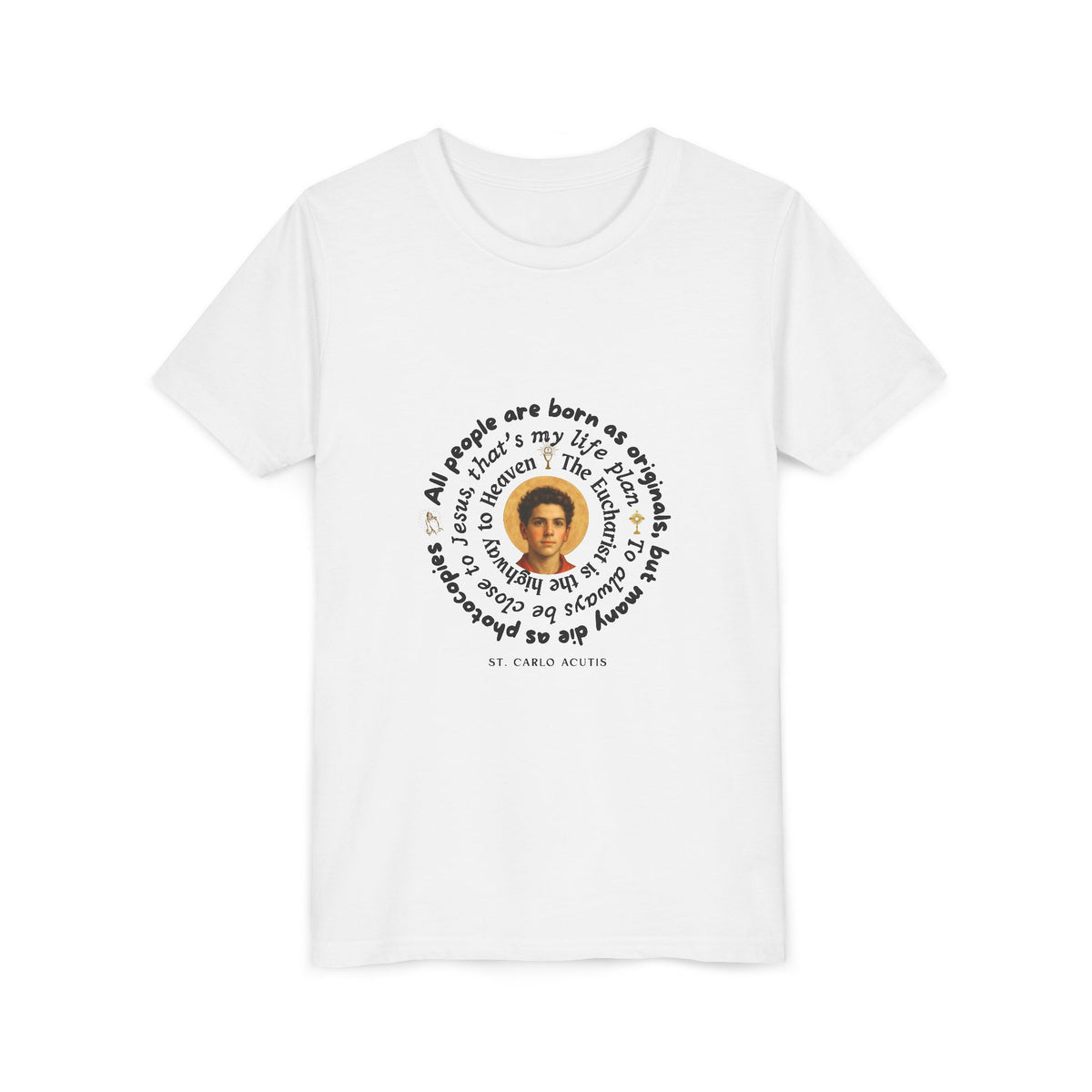 St Carlo Acutis Catholic Youth Shirt