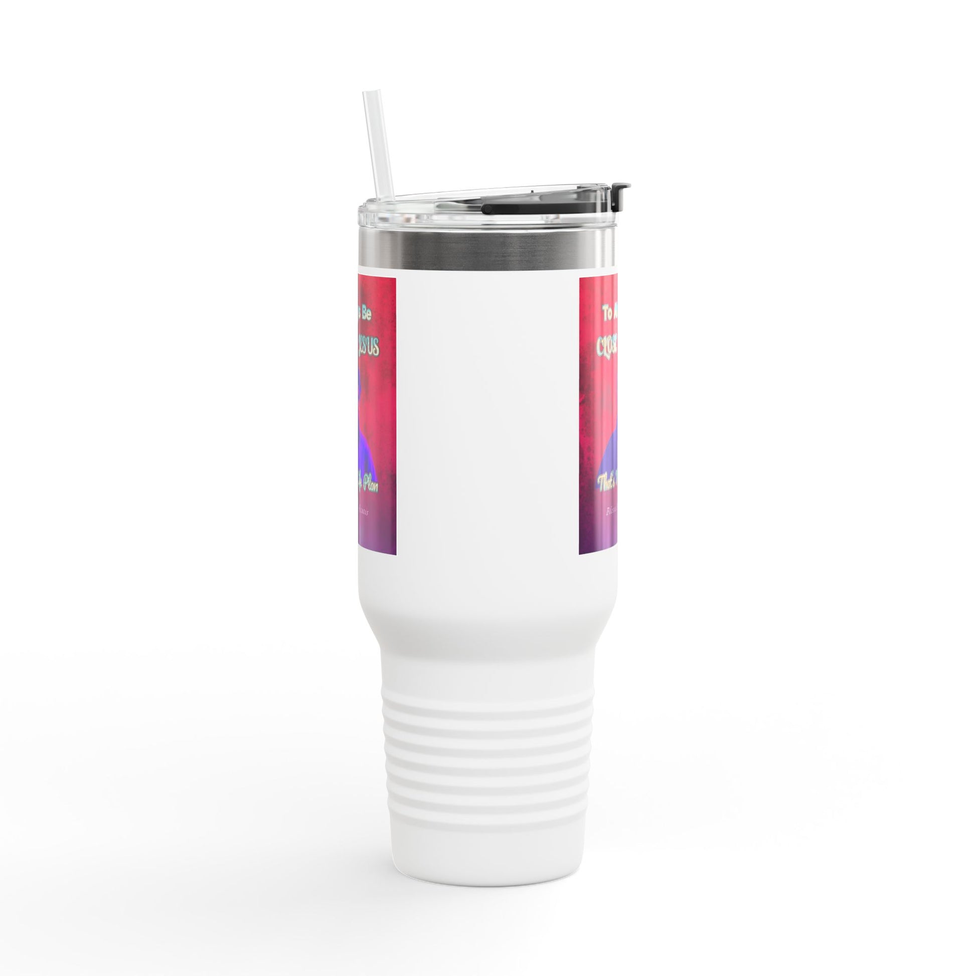 Blessed Carlo Acutis Insulated Travel Mug Colored , 40oz