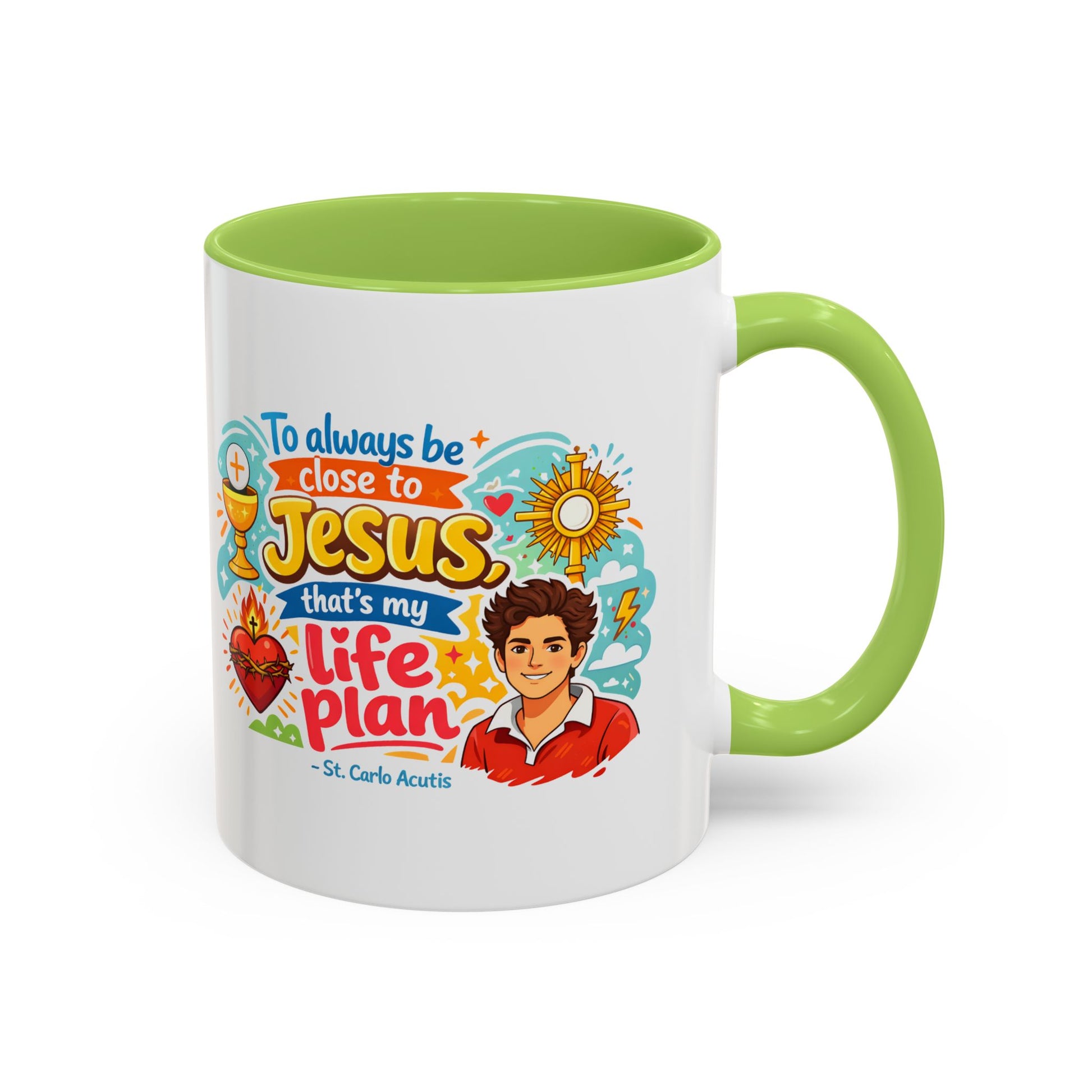 St. Carlo Acutis Kids/Teens Accent Mug