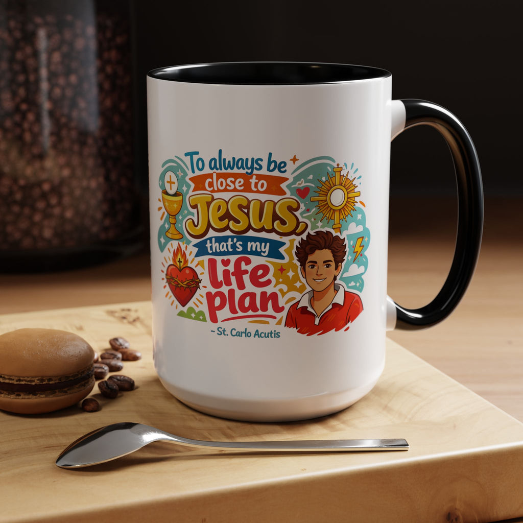 St. Carlo Acutis Kids/Teens Accent Mug