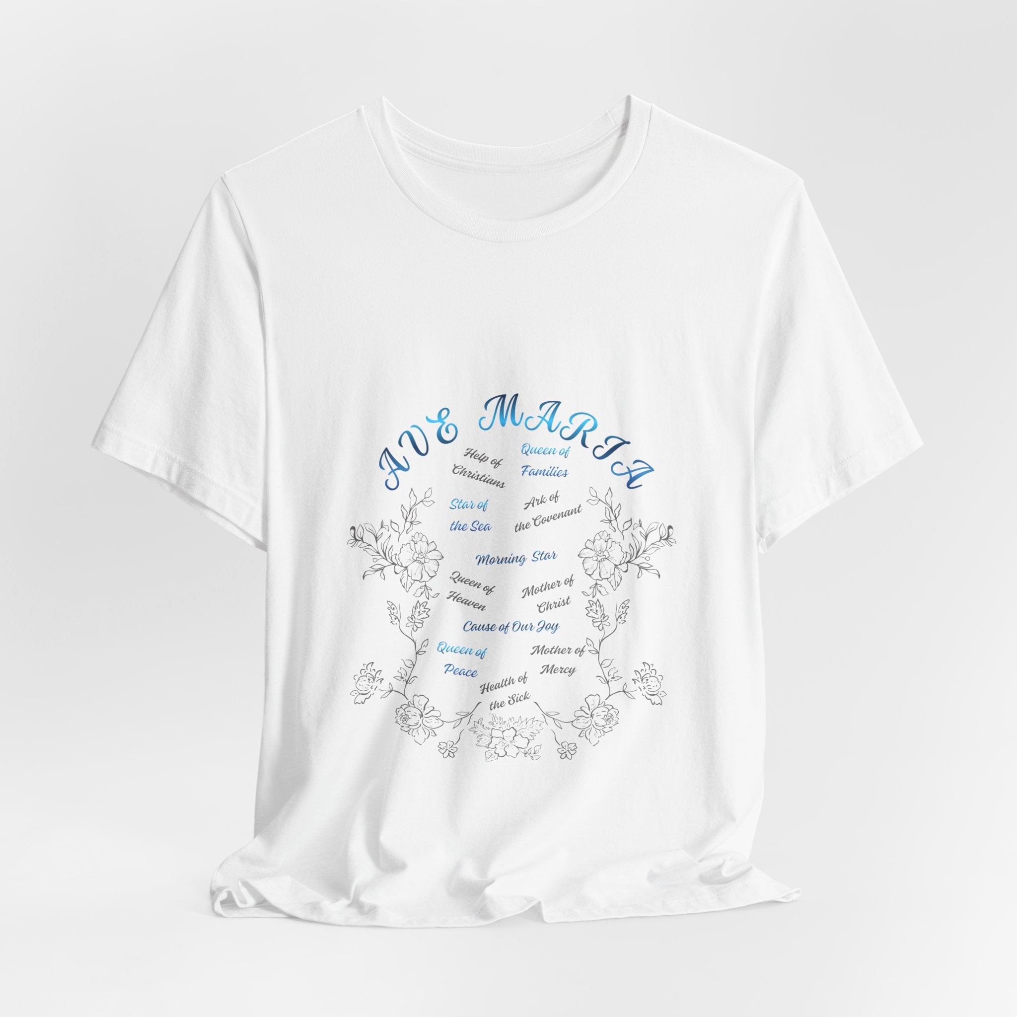 Ave Maria Litany T-Shirt – Immaculata Catholic Store