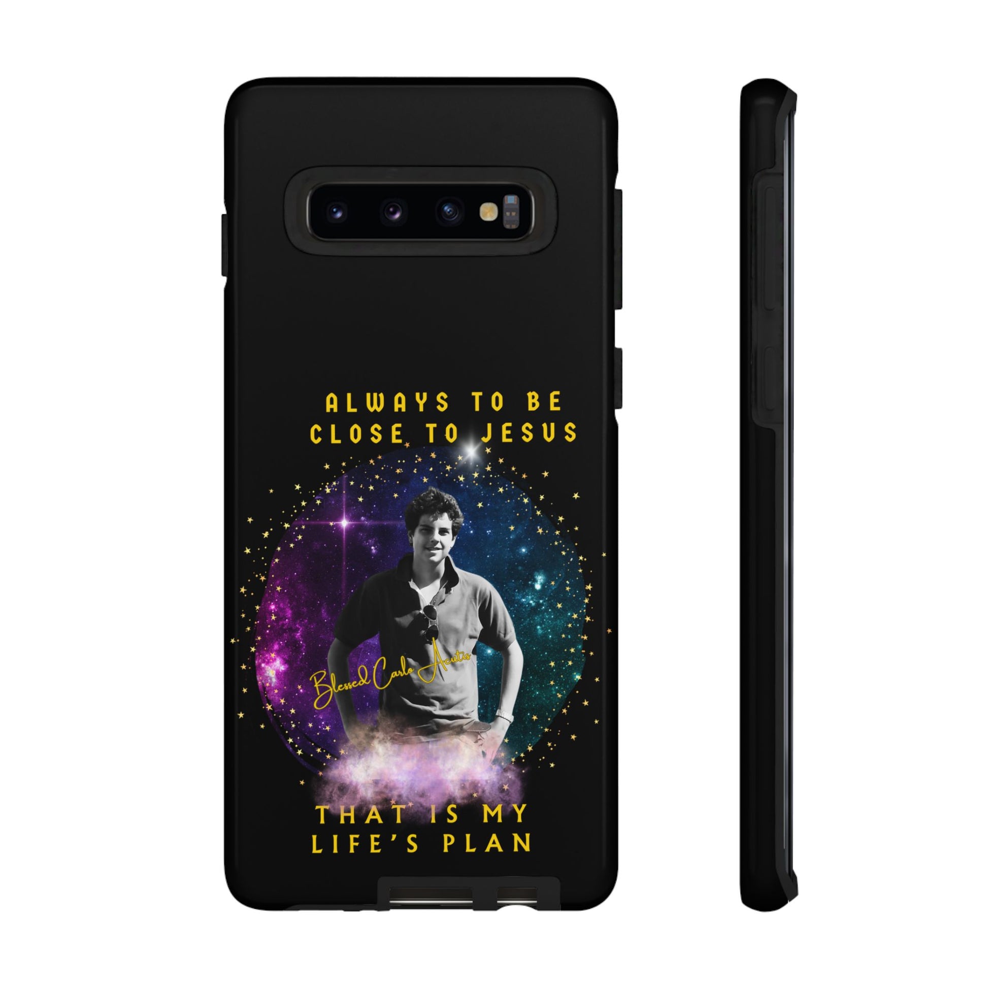 Blessed Carlo Acutis Tough Phone Cases Black