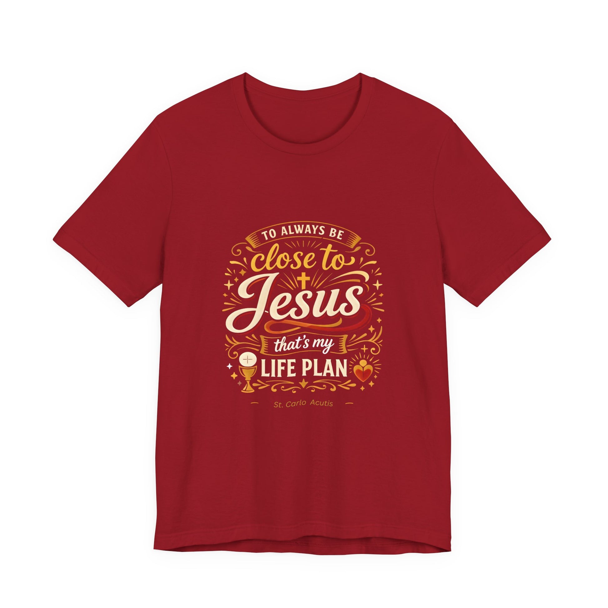 St. Carlo Acutis Typography T-Shirt