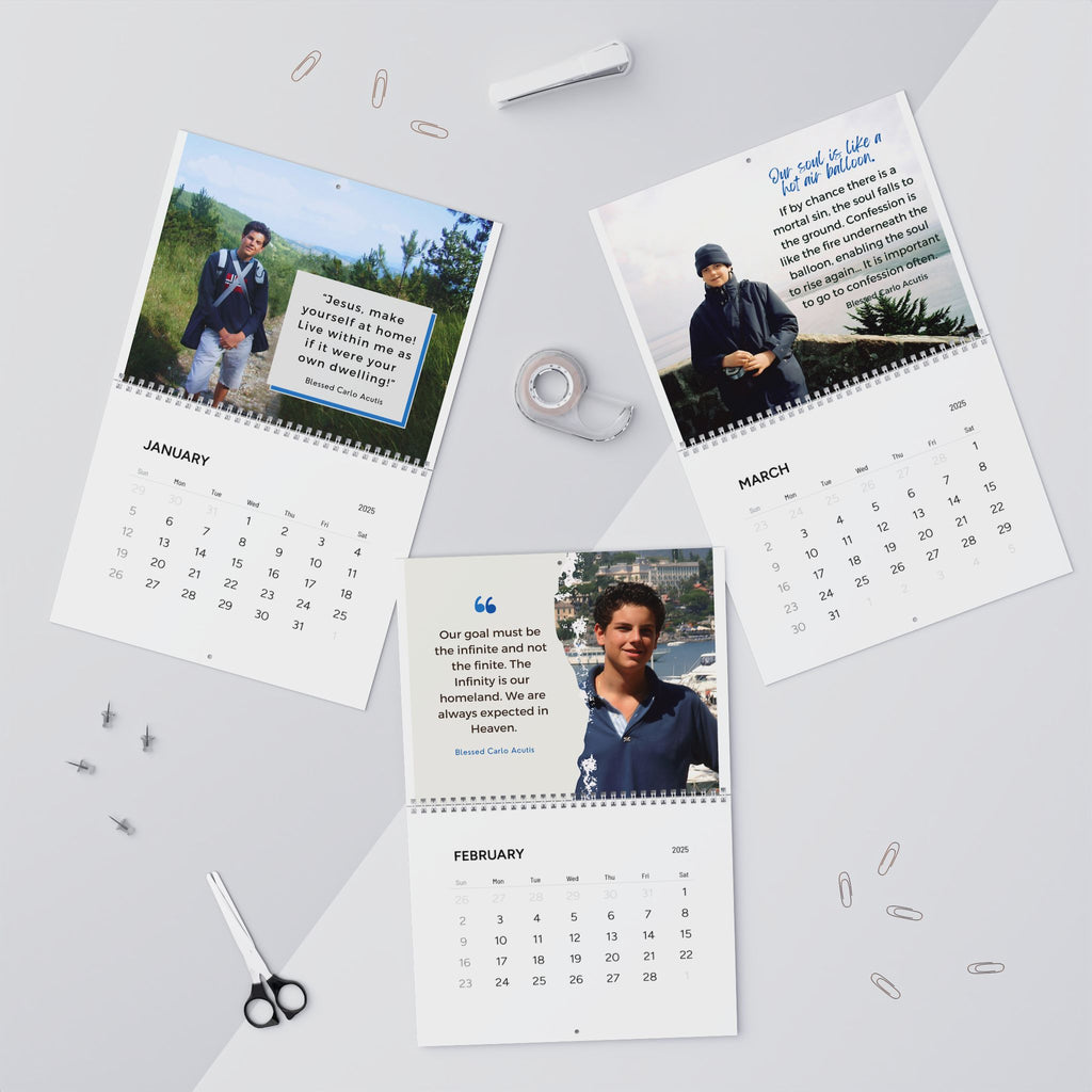 Blessed Carlo Acutis Quotes Calendar (2025)