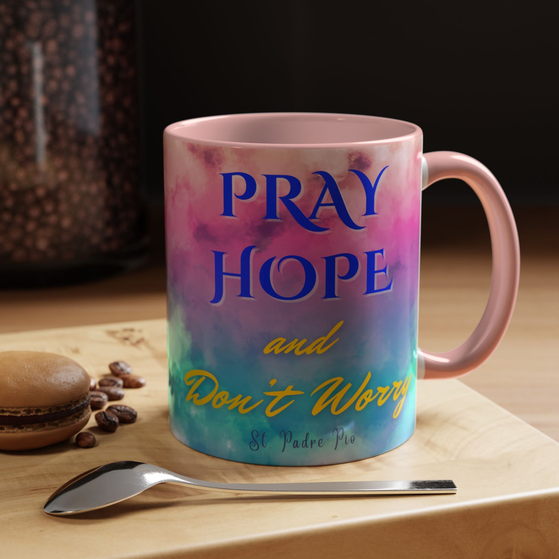 St. Padre Pio Pray, Hope Mug (11oz, 15oz)