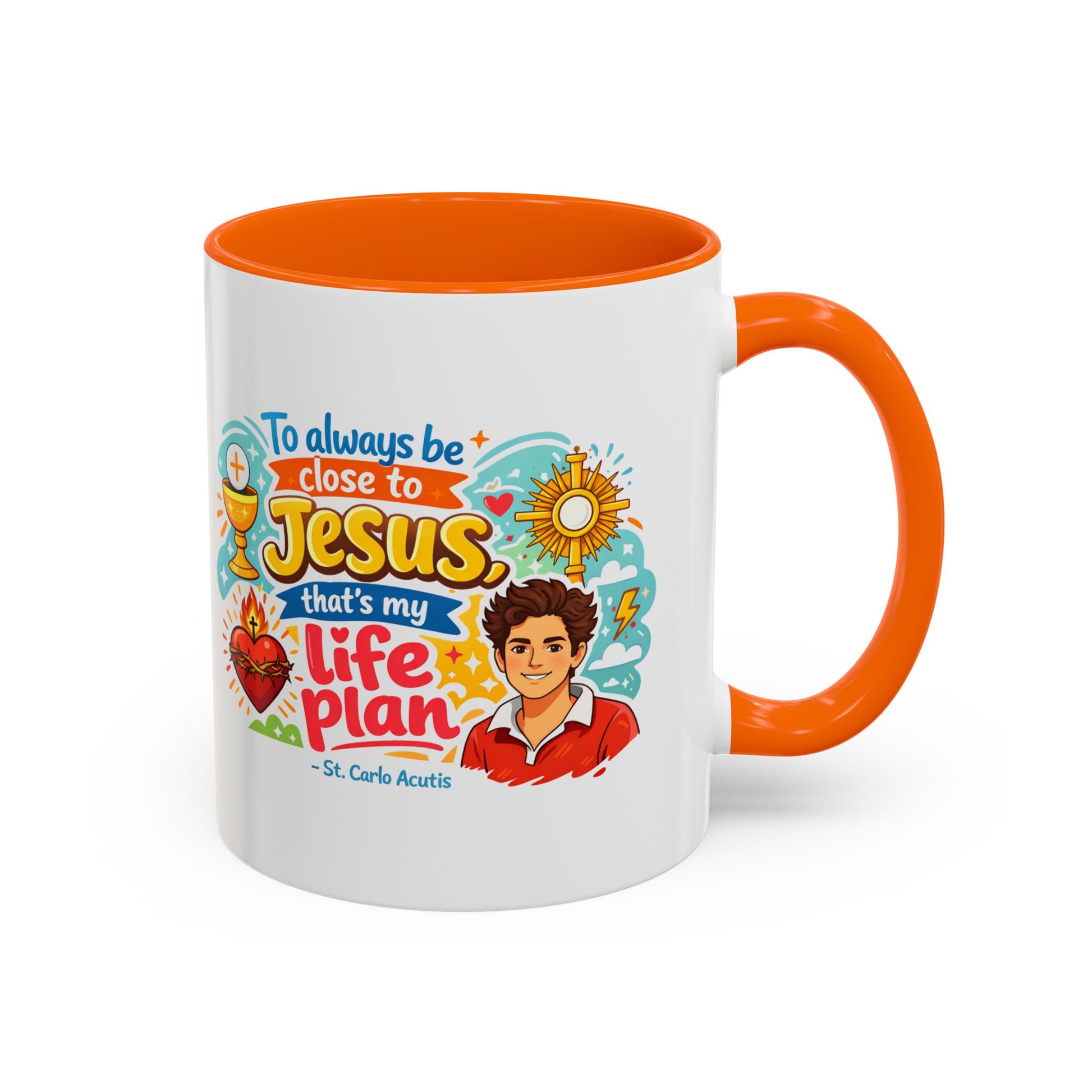 St. Carlo Acutis Kids/Teens Accent Mug