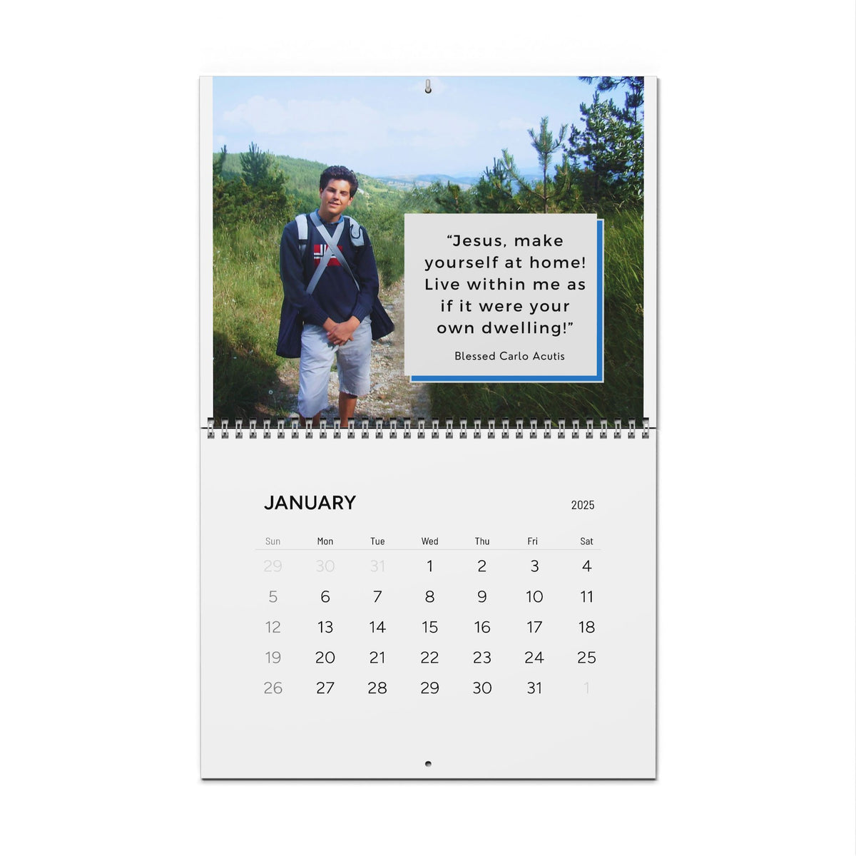 Blessed Carlo Acutis Quotes Calendar (2025)