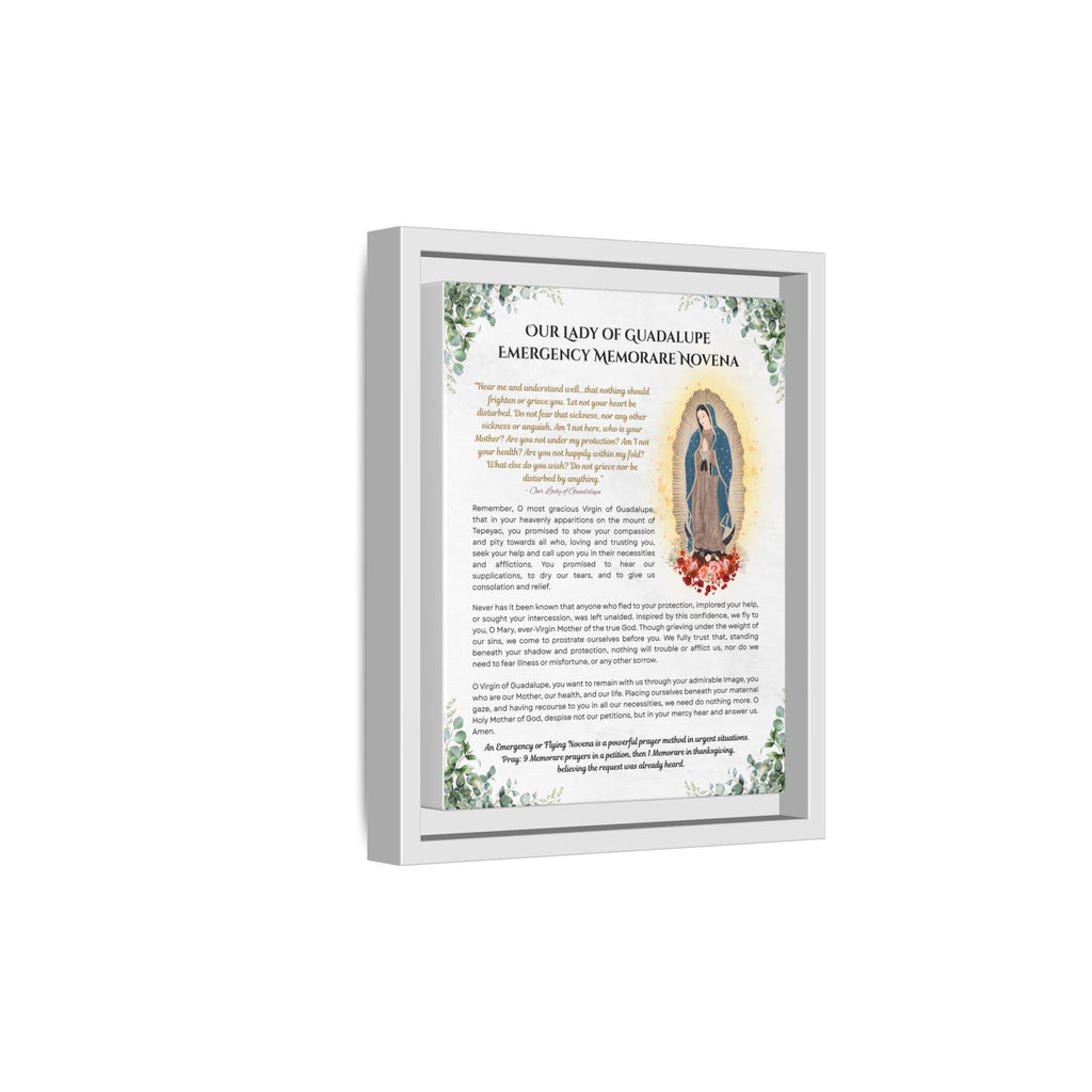 Our Lady of Guadalupe Emergency Memorare Novena, Framed (Multi-color)