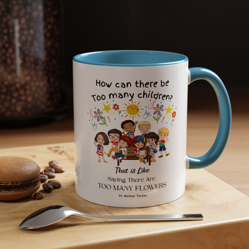 St. Mother Teresa  Flowers Kids Mug
