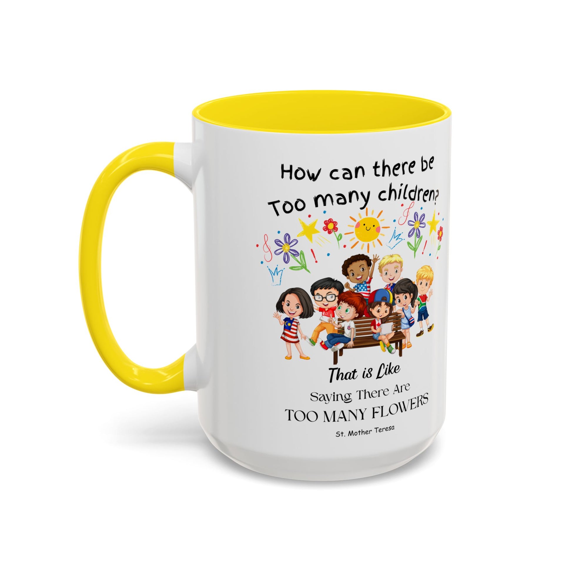 St. Mother Teresa  Flowers Kids Mug