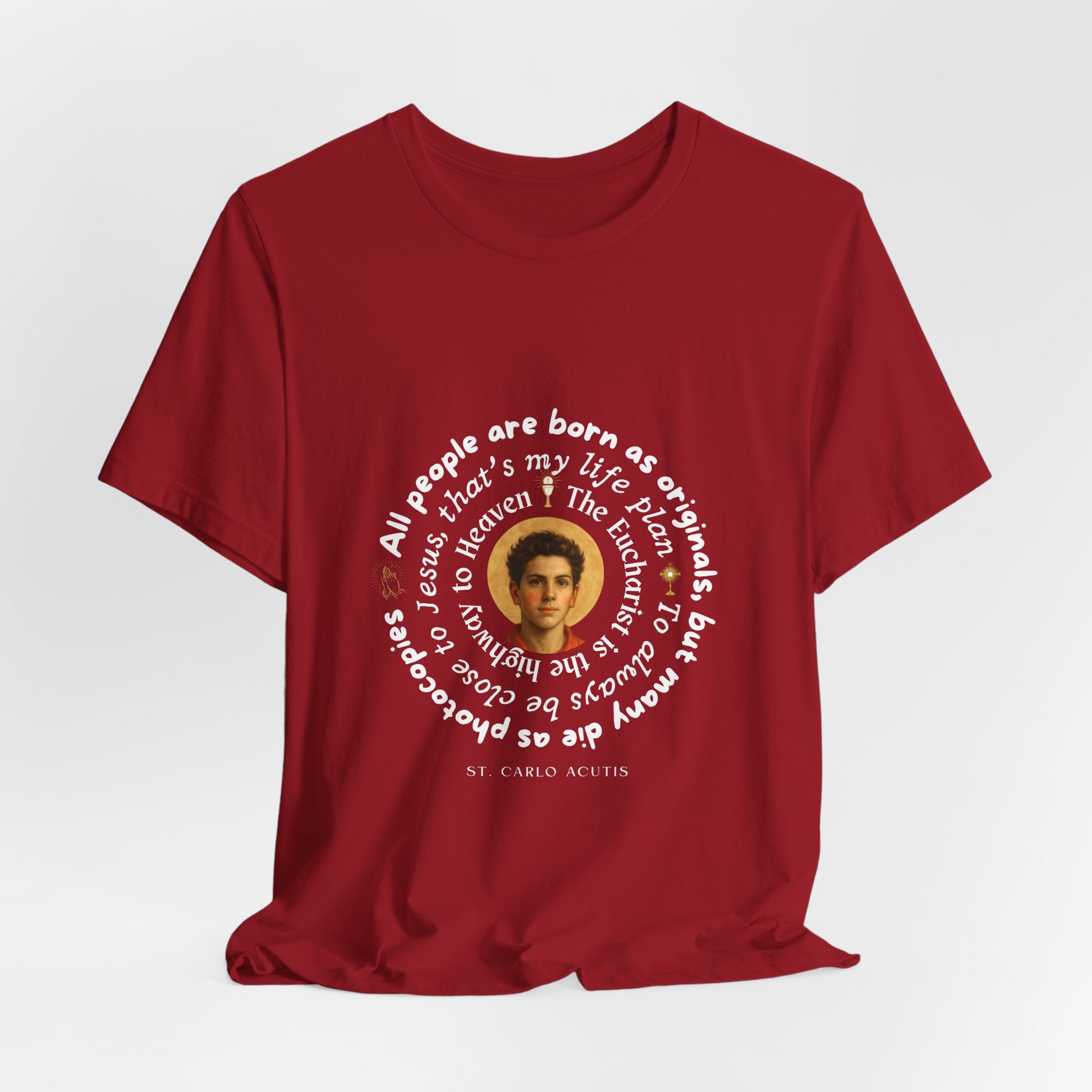 St. Carlo Acutis Canonisation Commemorative Tribute Unisex T-Shirt