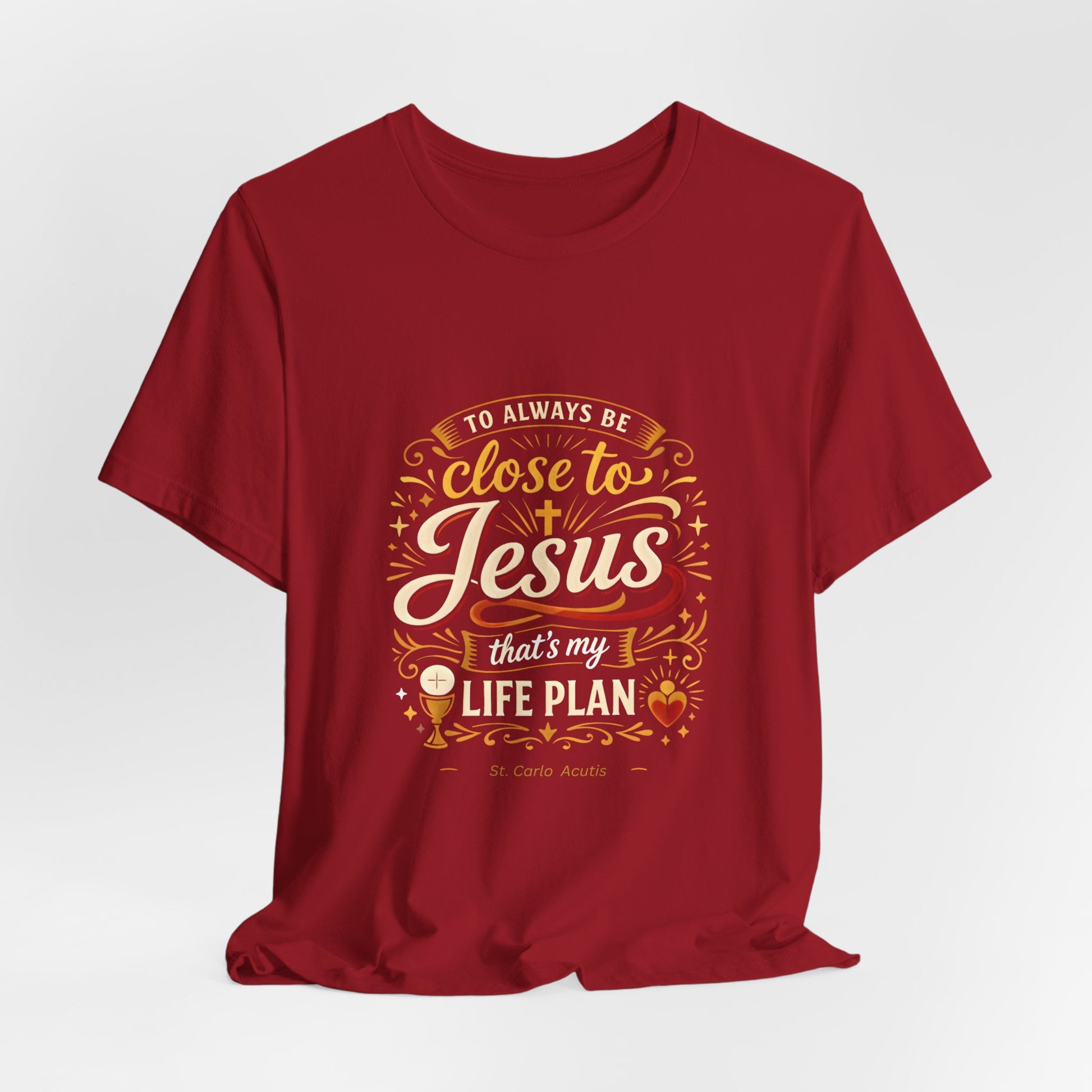 St. Carlo Acutis Typography T-Shirt