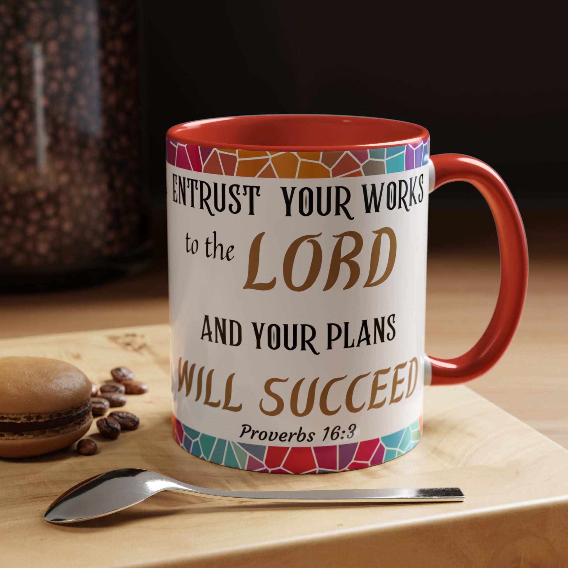 Proverbs 16:3 Entrust Your Works Mug (11oz, 15oz)