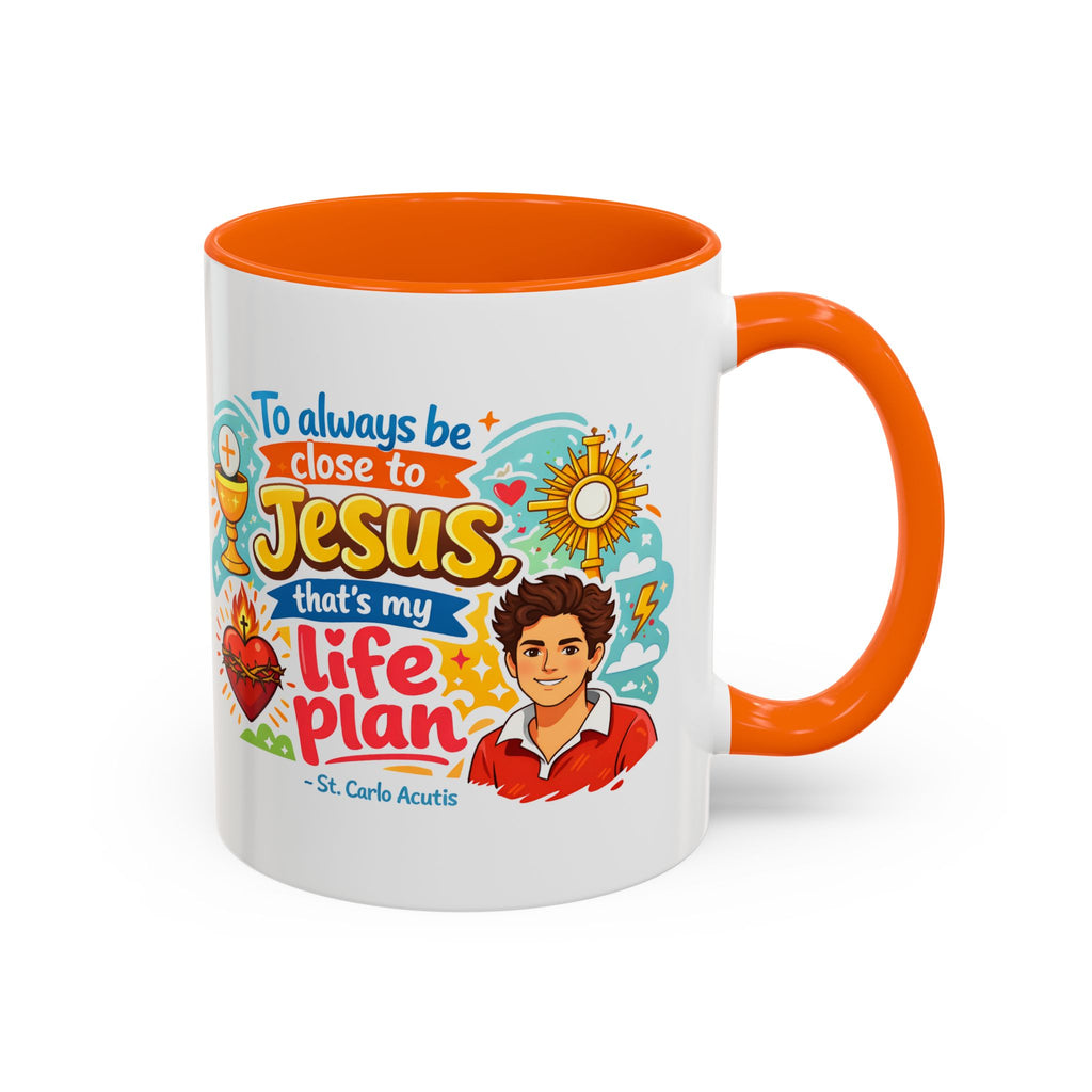 St. Carlo Acutis Kids/Teens Accent Mug