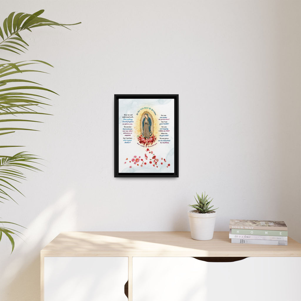 Our Lady of Guadalupe Matte Canvas, Framed (Multi-color)