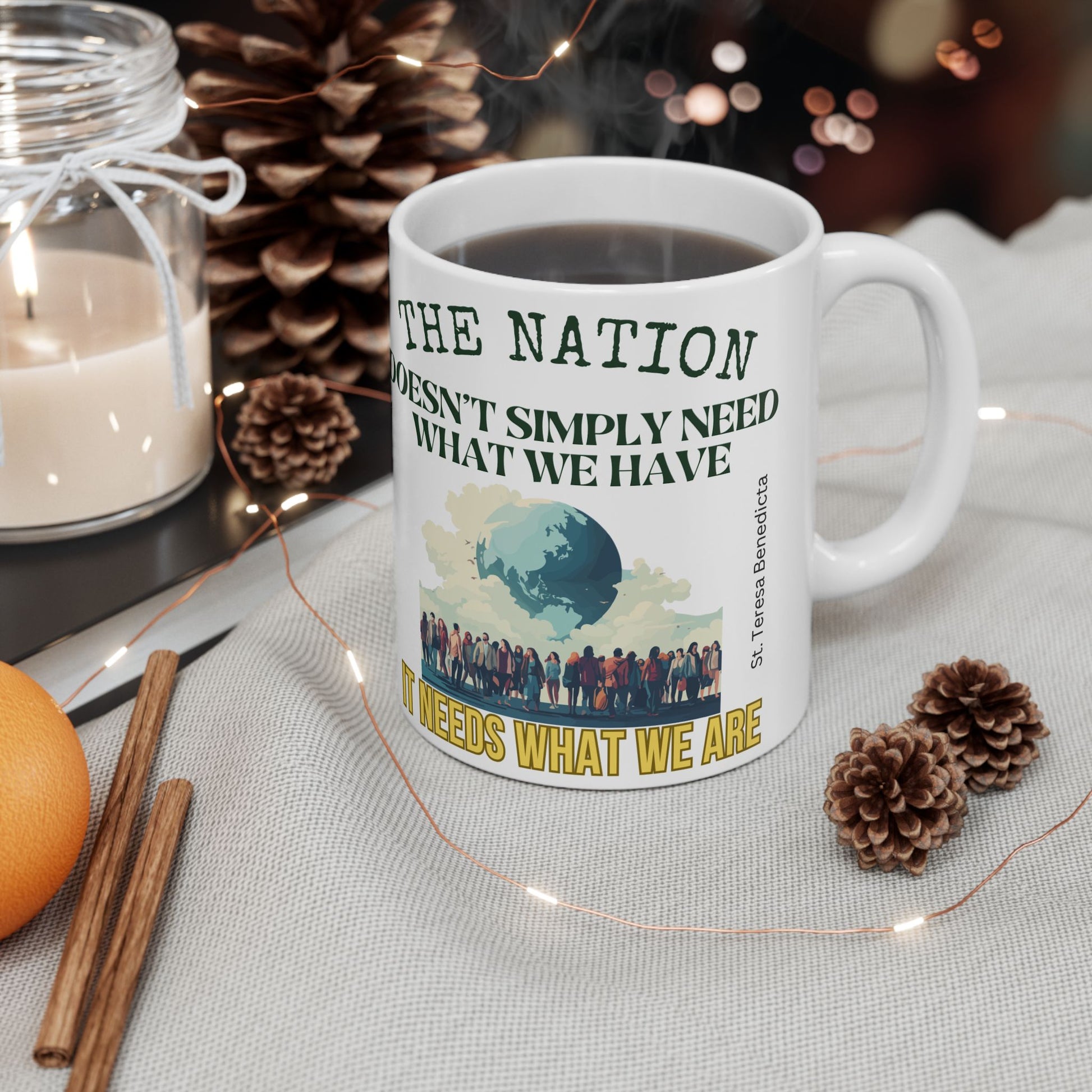 St. Teresa Benedicta The Nation Catholic Mug (11oz, 15oz)