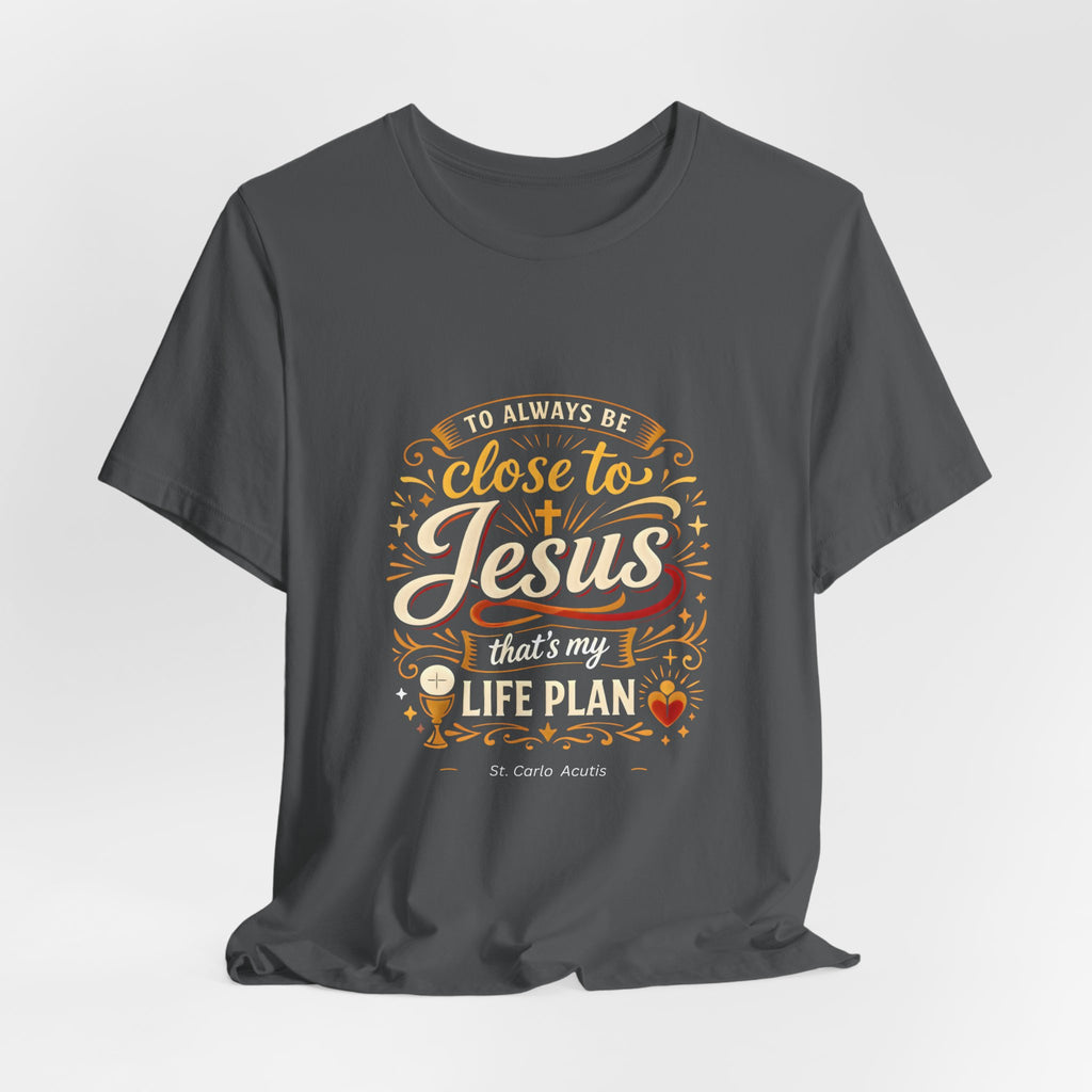 St. Carlo Acutis Typography T-Shirt