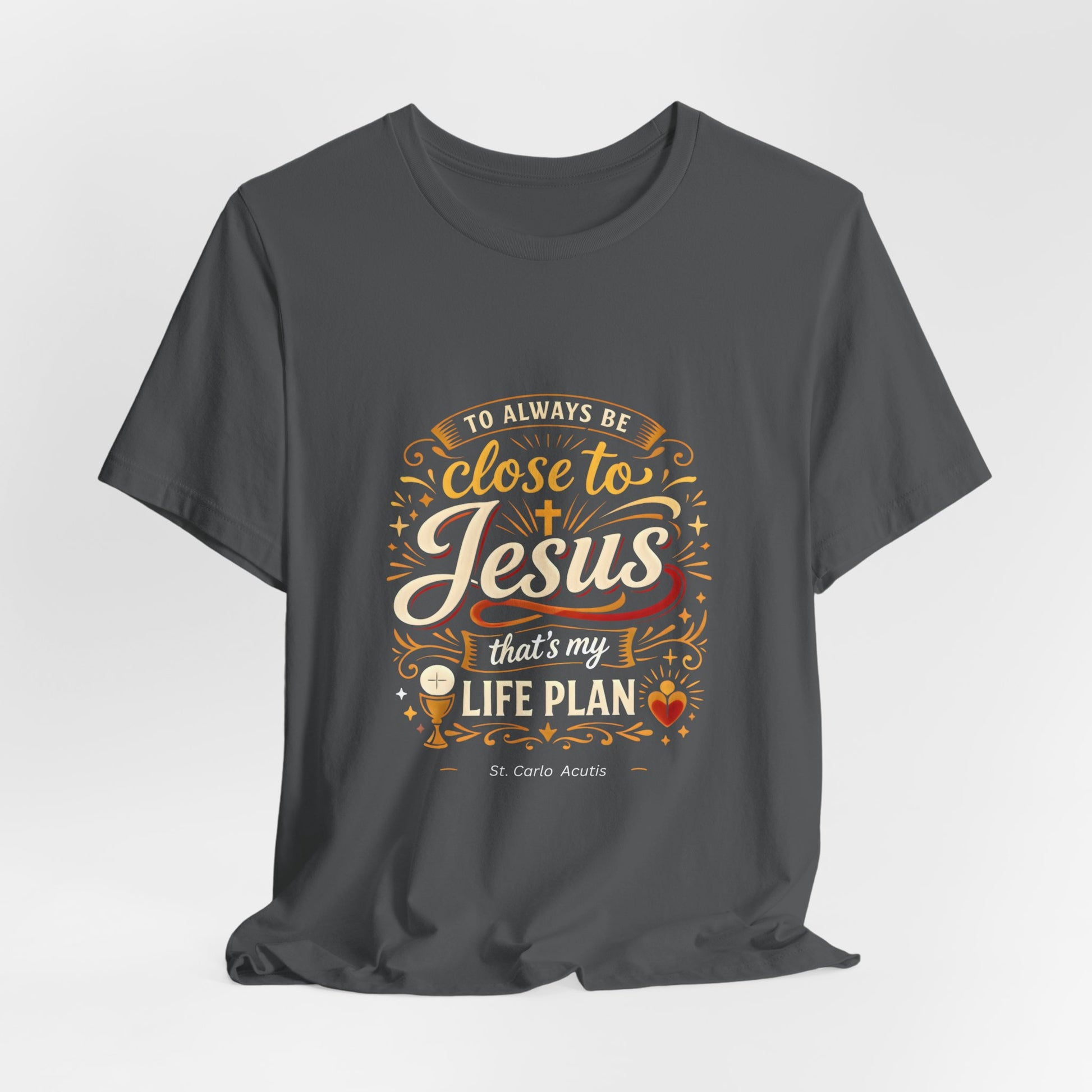 St. Carlo Acutis Typography T-Shirt