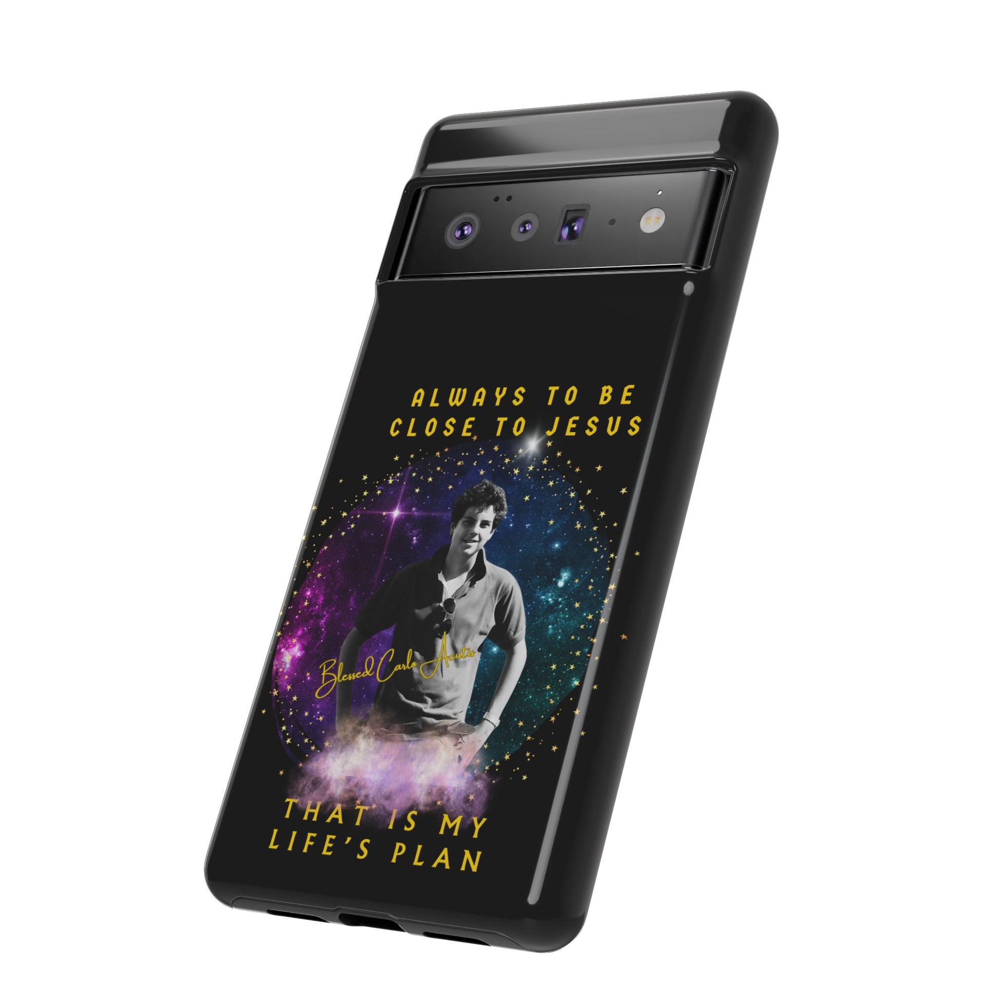 Blessed Carlo Acutis Tough Phone Cases Black