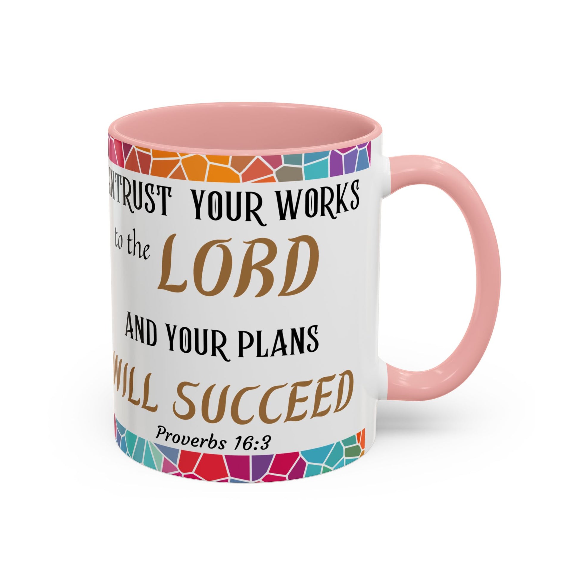 Proverbs 16:3 Entrust Your Works Mug (11oz, 15oz)