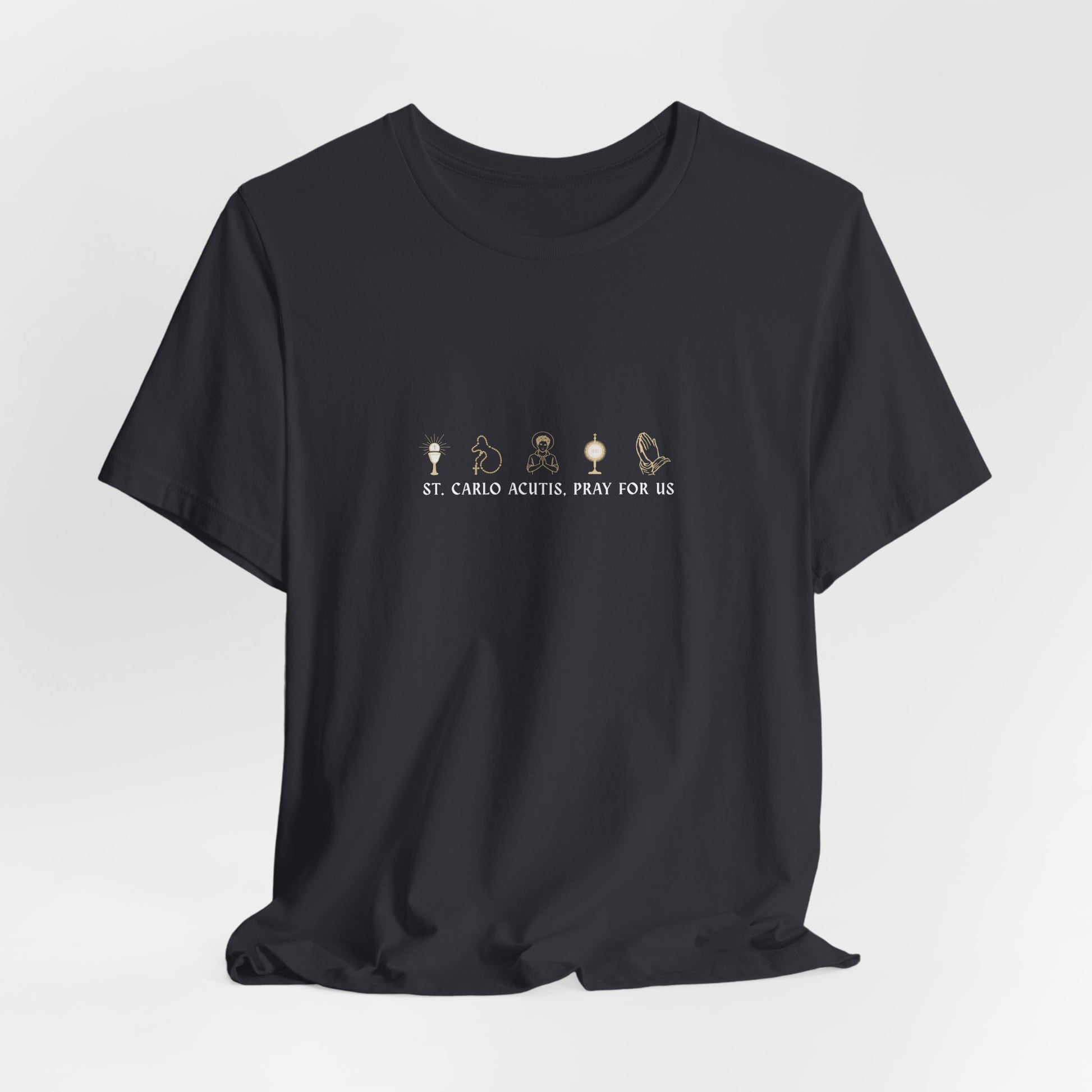 St. Carlo Acutis 'Pray For Us' Unisex T-Shirt