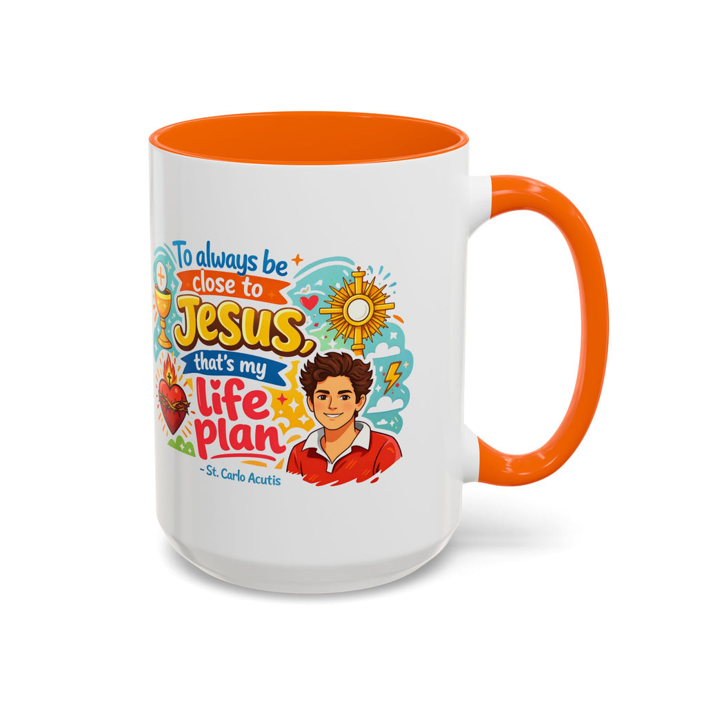 St. Carlo Acutis Kids/Teens Accent Mug