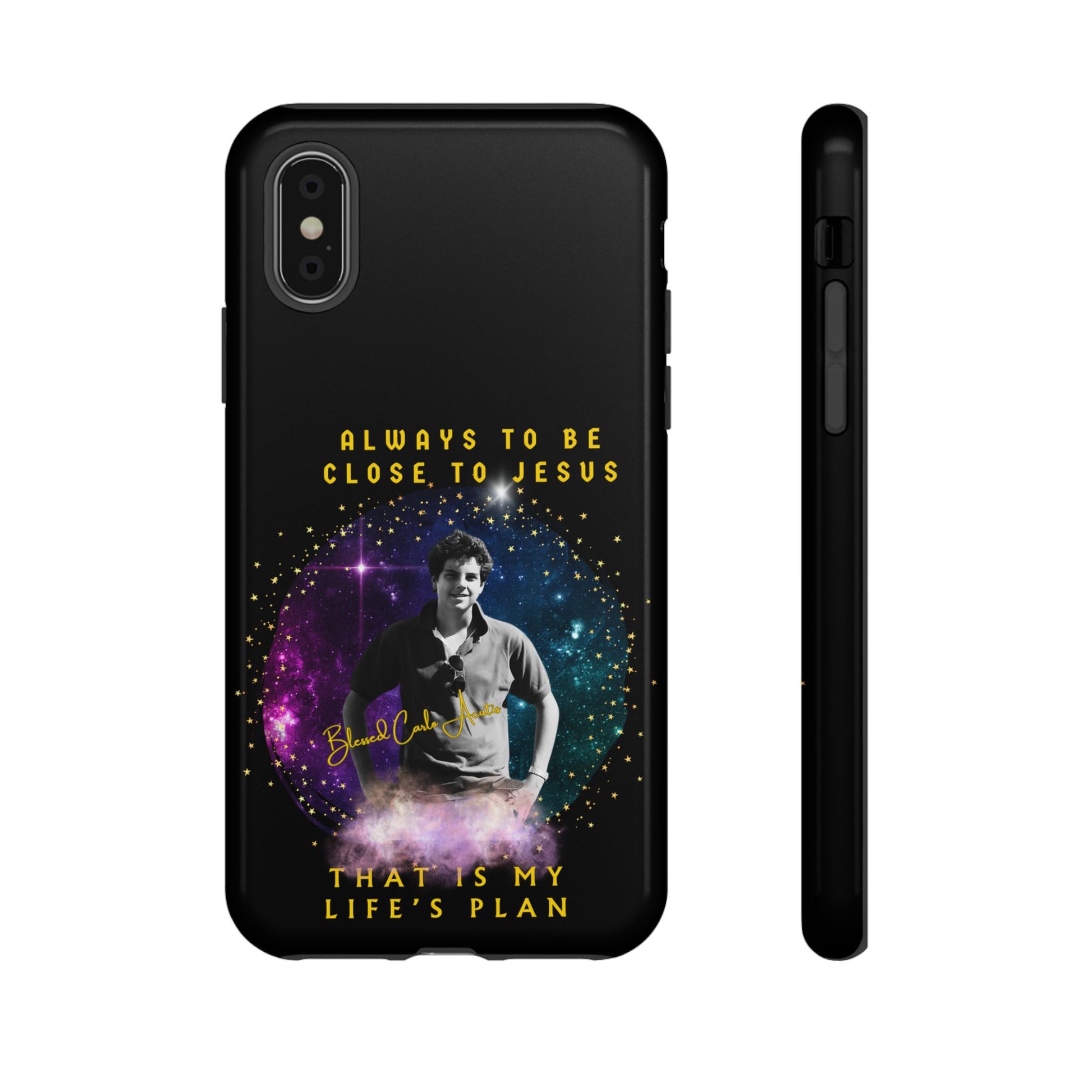 Blessed Carlo Acutis Tough Phone Cases Black