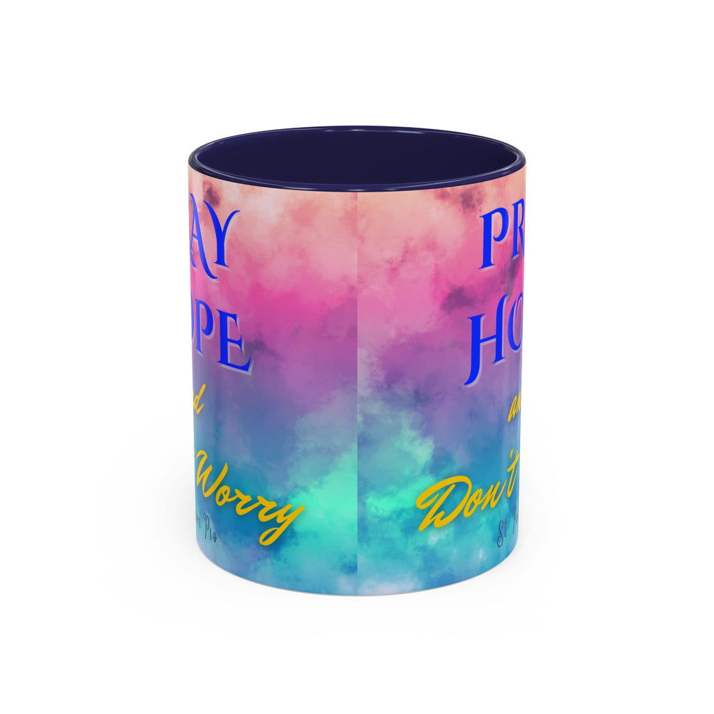 St. Padre Pio Pray, Hope Mug (11oz, 15oz)
