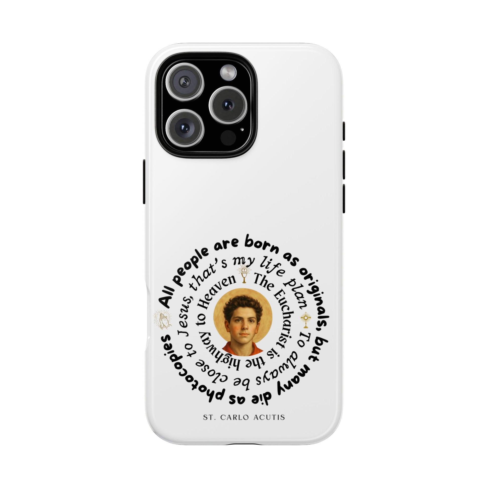St. Carlo Acutis Canonization Tribute Tough Phone Case