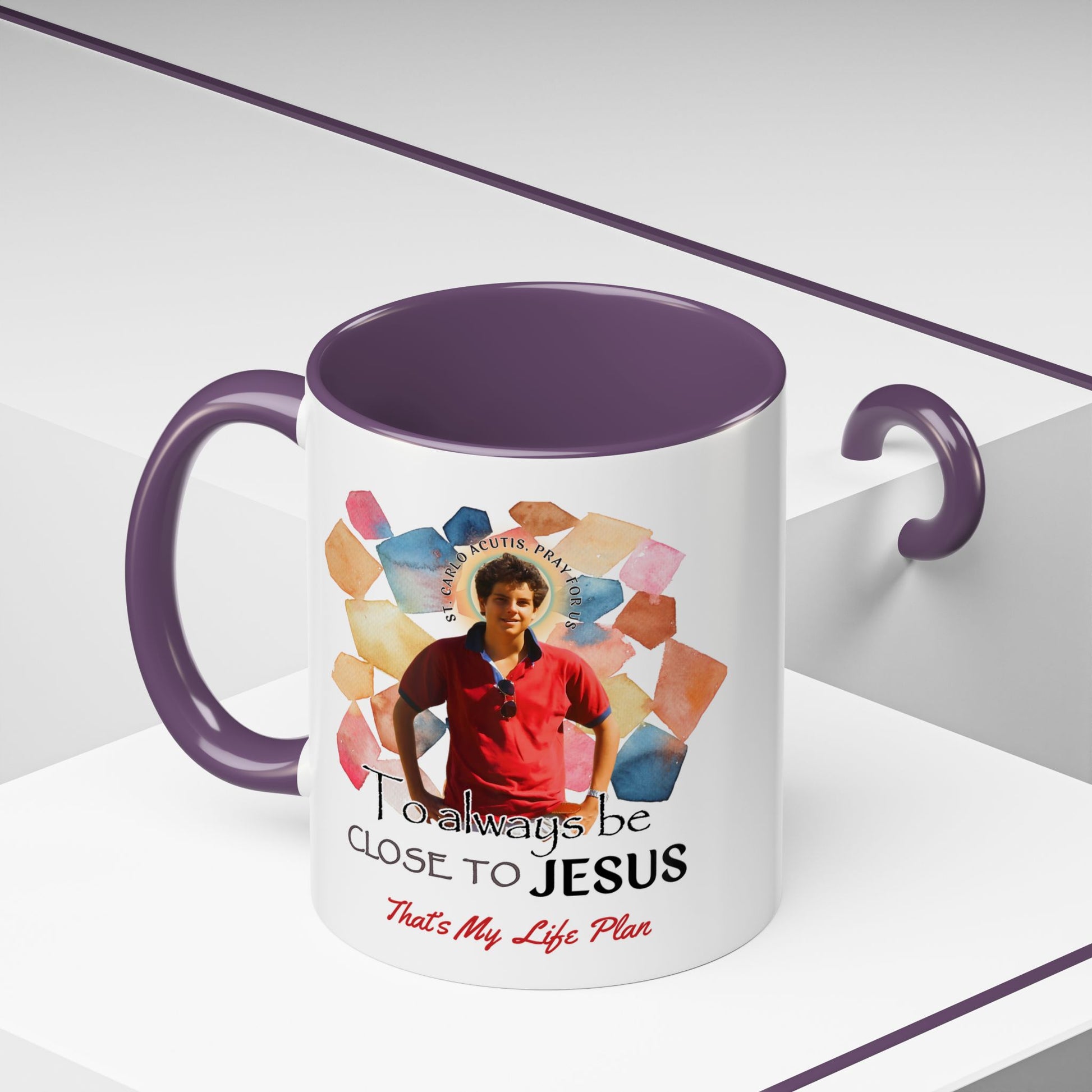 St. Carlo Acutis Kids Accent Mug