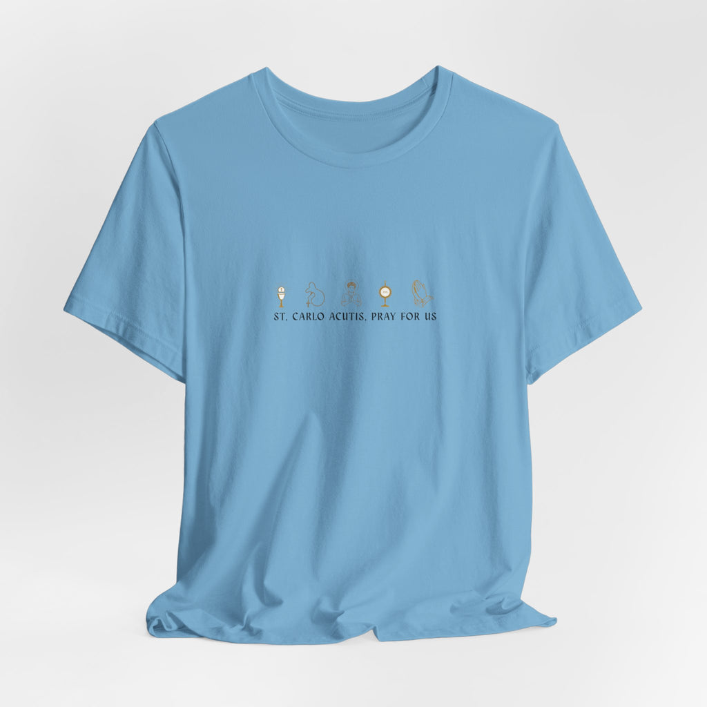 St. Carlo Acutis 'Pray For Us' Unisex T-Shirt