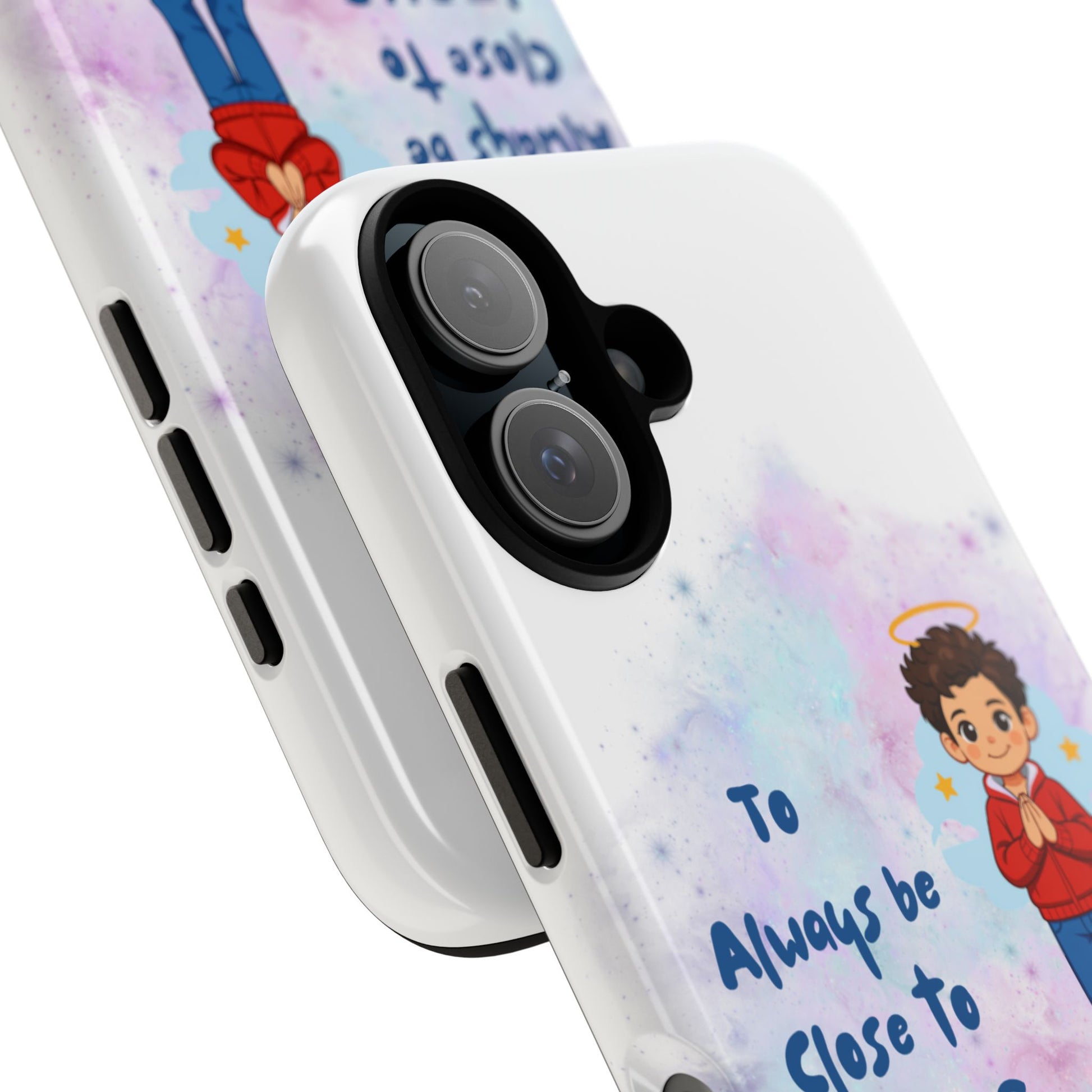 St. Carlo Acutis Kids/Teens 'Close to Jesus' Tough Phone Case