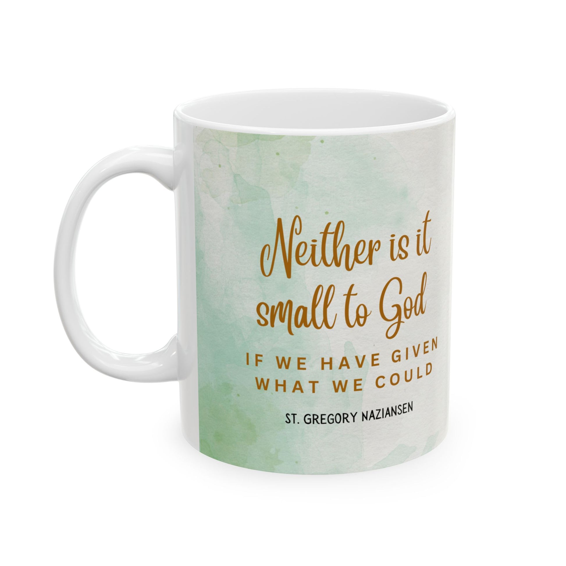 St. Gregory Naziansen Give Something Catholic Mug (11oz, 15oz)