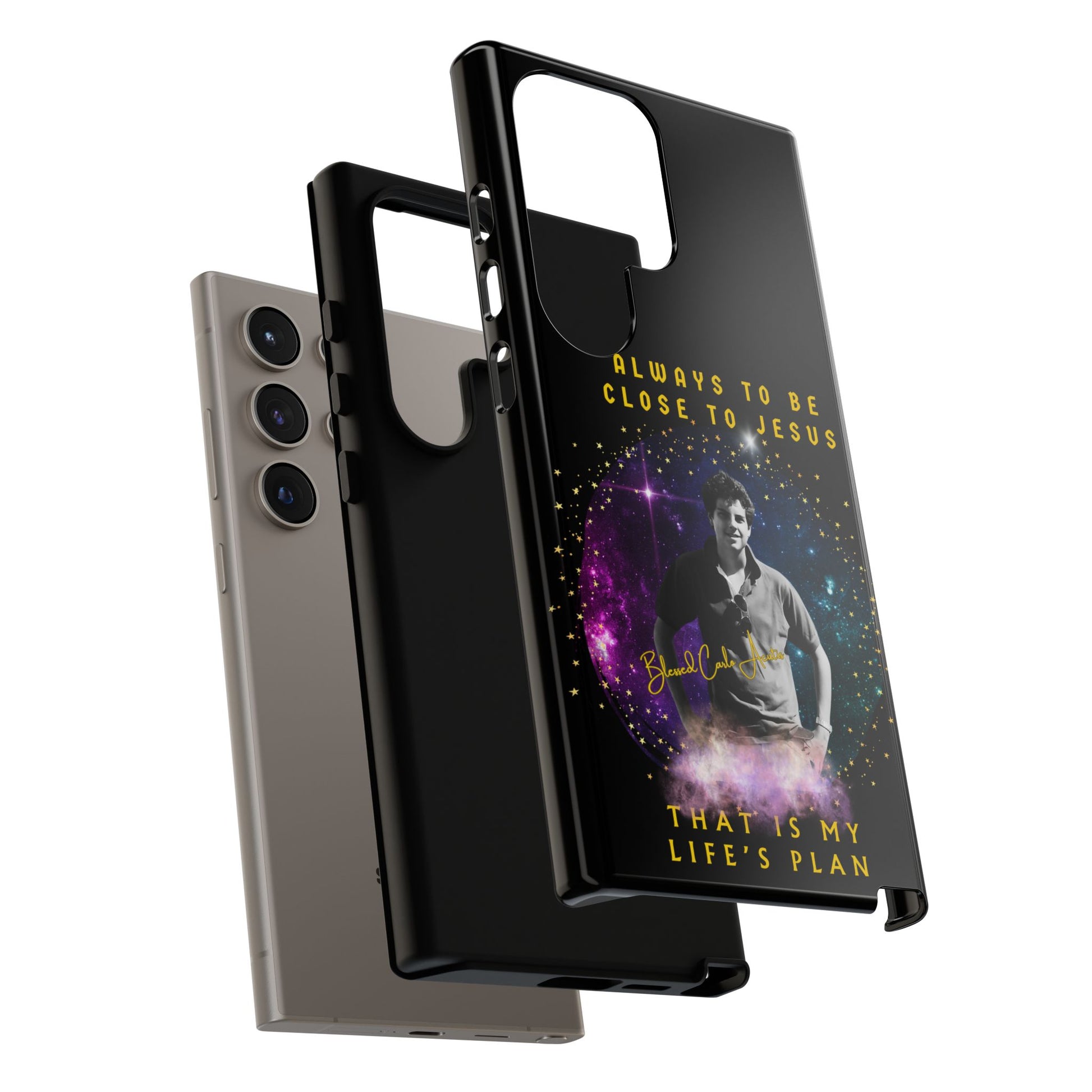 Blessed Carlo Acutis Tough Phone Cases Black