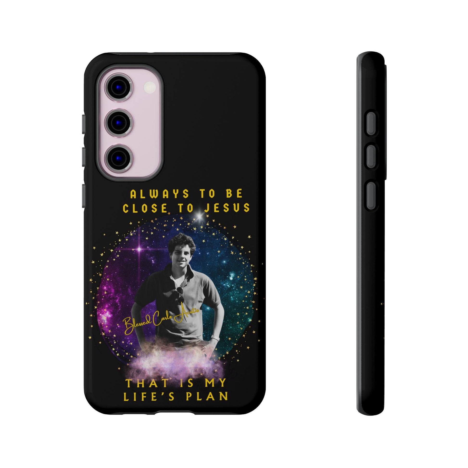 Blessed Carlo Acutis Tough Phone Cases Black
