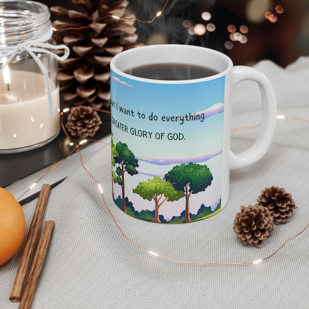 St. Dominic Savio Glory of God Catholic Mug (11oz, 15oz)
