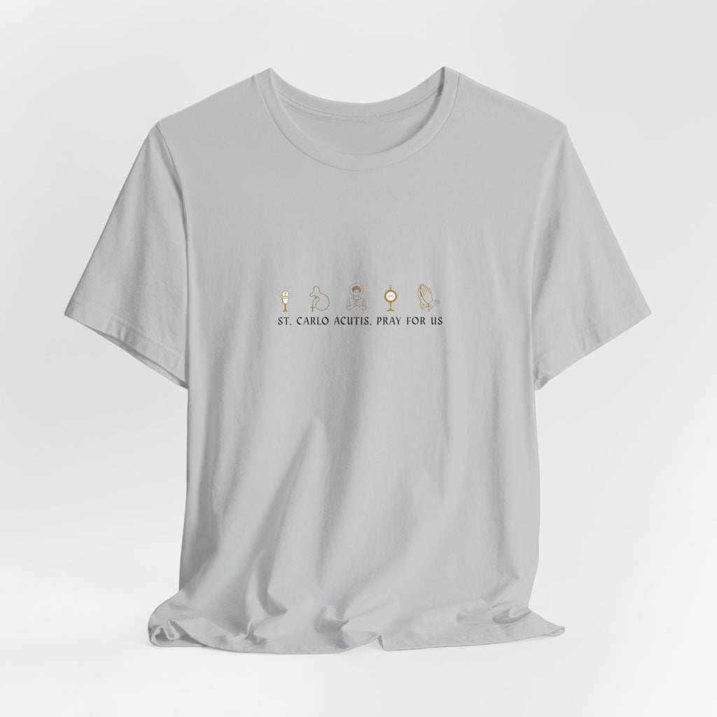 St. Carlo Acutis 'Pray For Us' Unisex T-Shirt