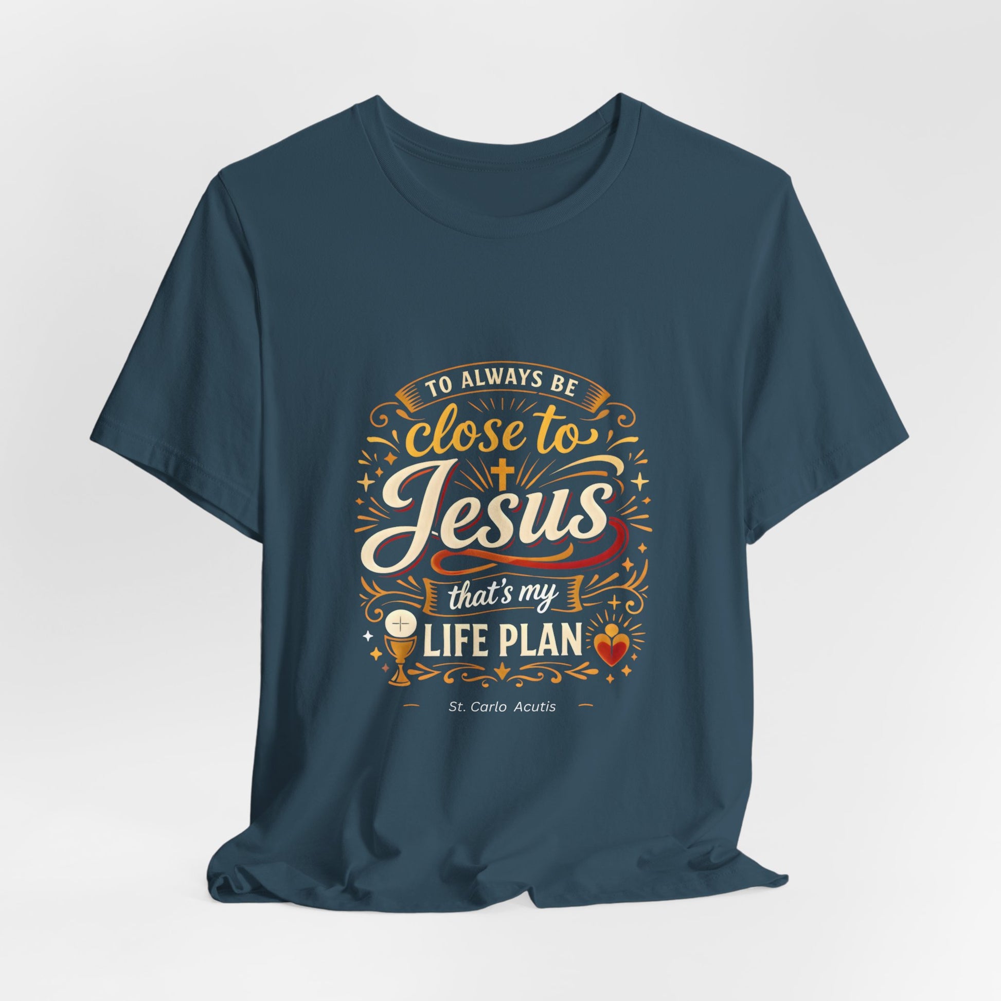 St. Carlo Acutis Typography T-Shirt