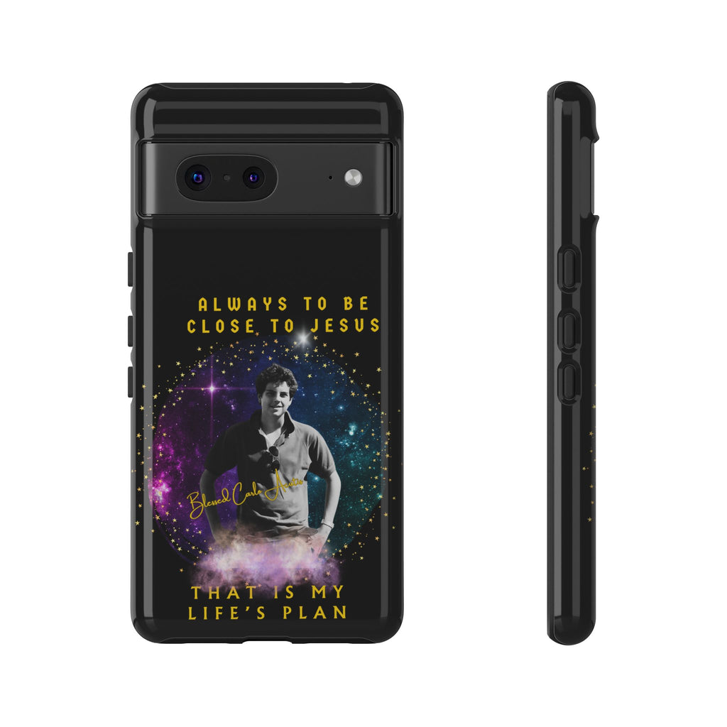 Blessed Carlo Acutis Tough Phone Cases Black