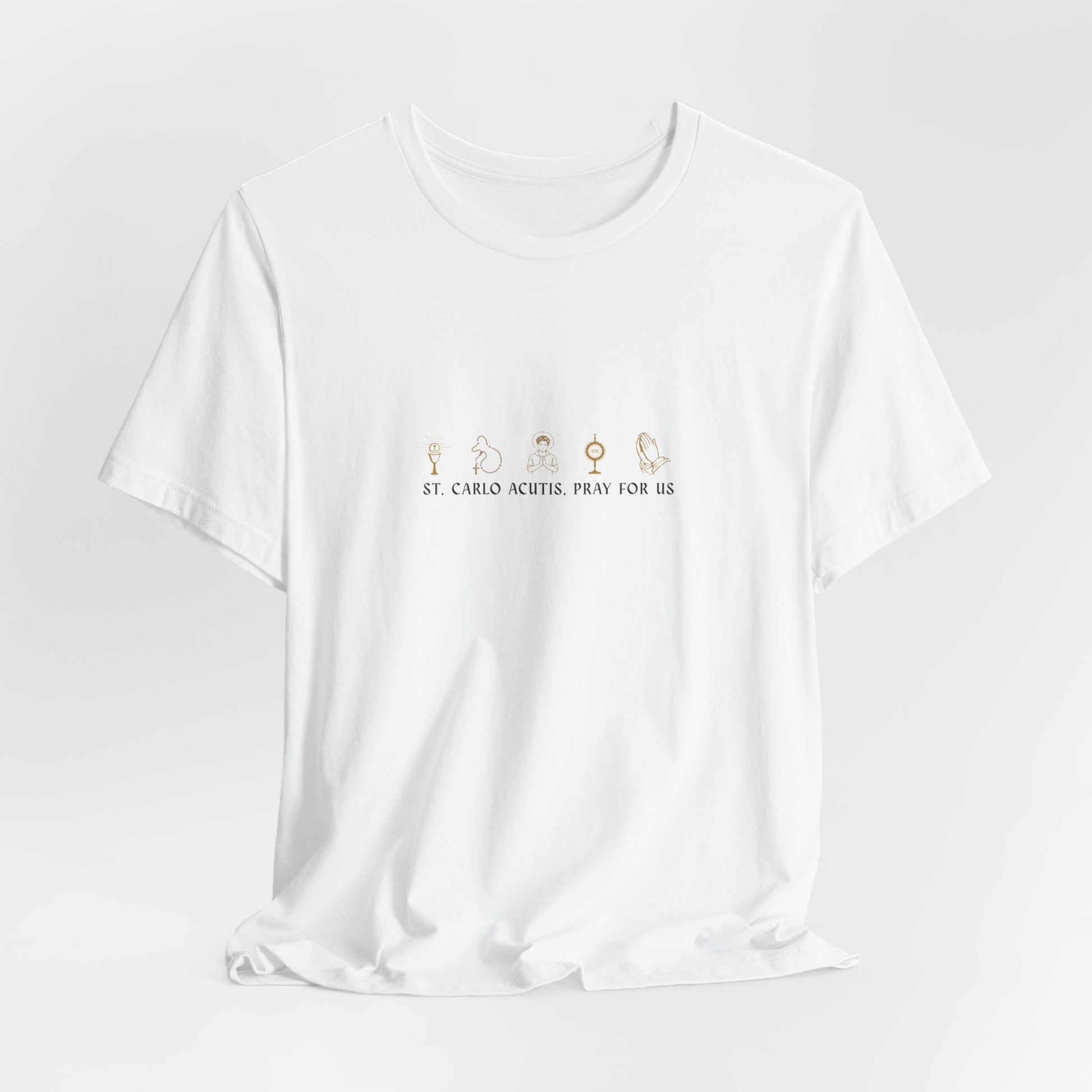 St. Carlo Acutis 'Pray For Us' Unisex T-Shirt