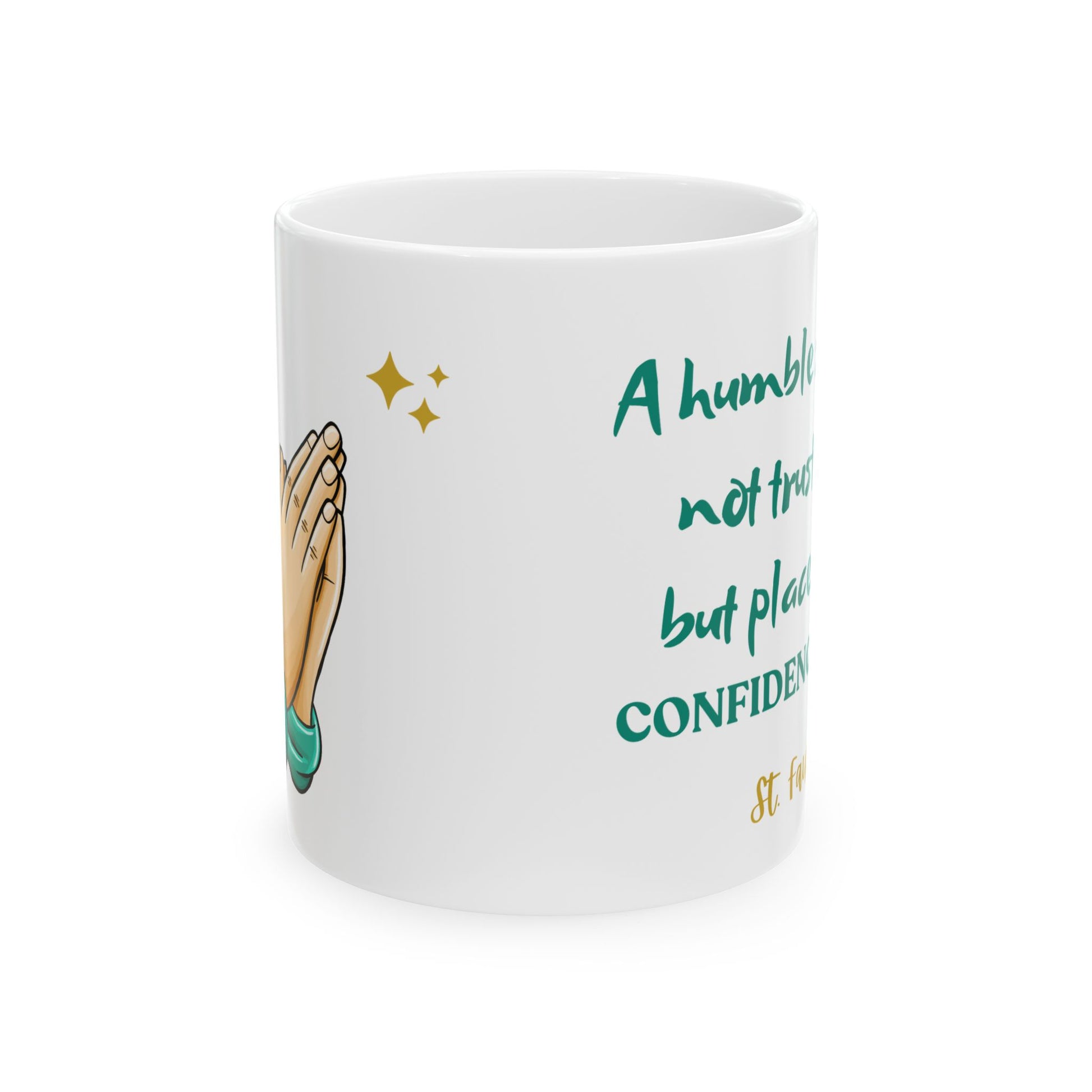 St. Faustina A Humble Soul Catholic Mug (11oz, 15oz)