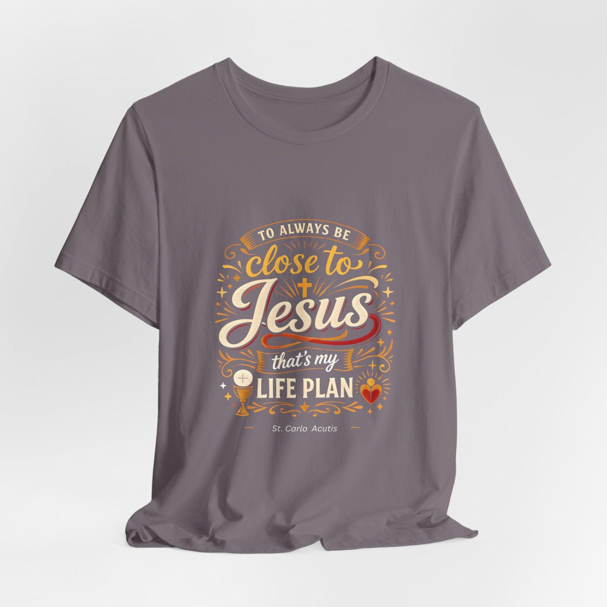 St. Carlo Acutis Typography T-Shirt