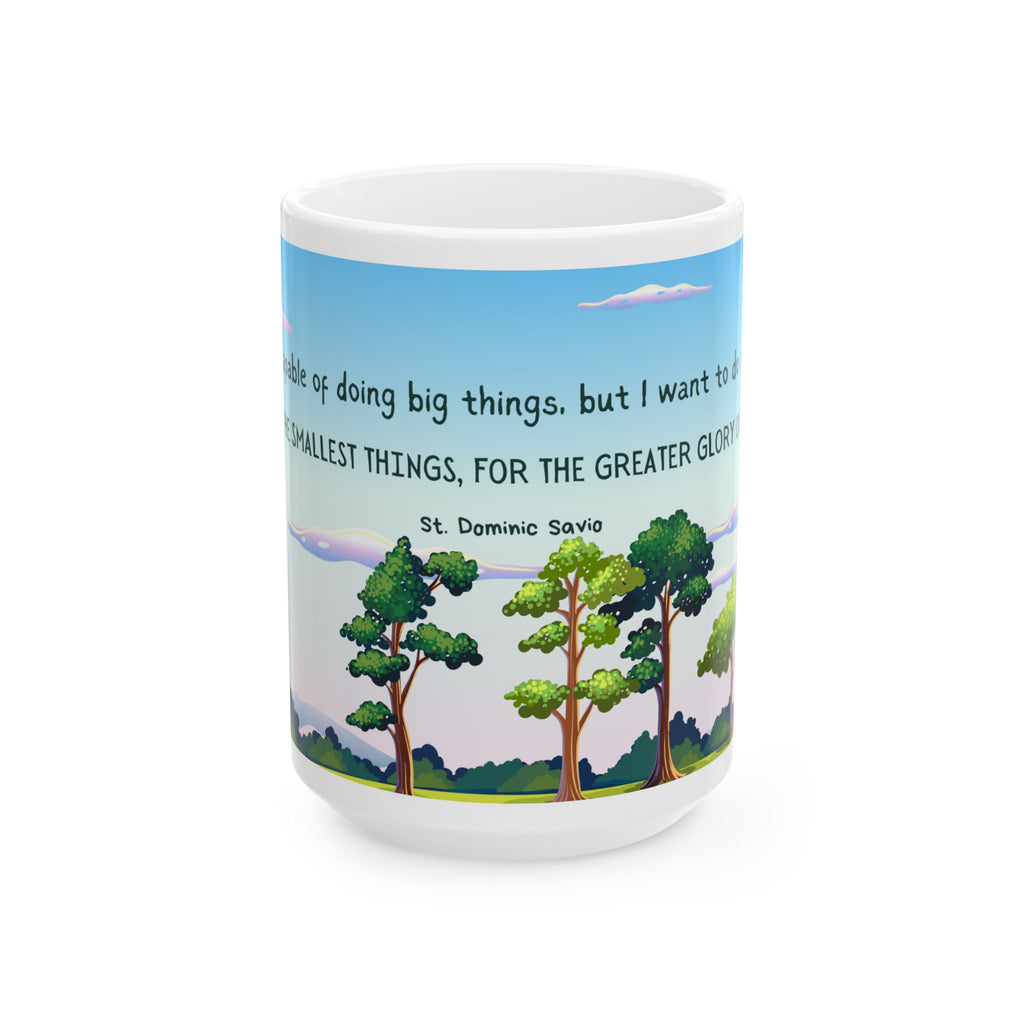 St. Dominic Savio Glory of God Catholic Mug (11oz, 15oz)