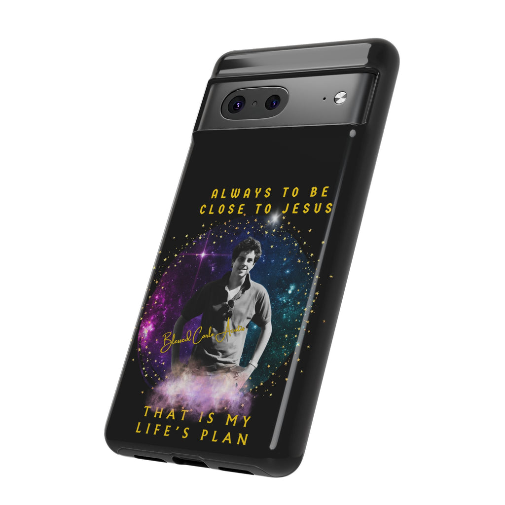 Blessed Carlo Acutis Tough Phone Cases Black